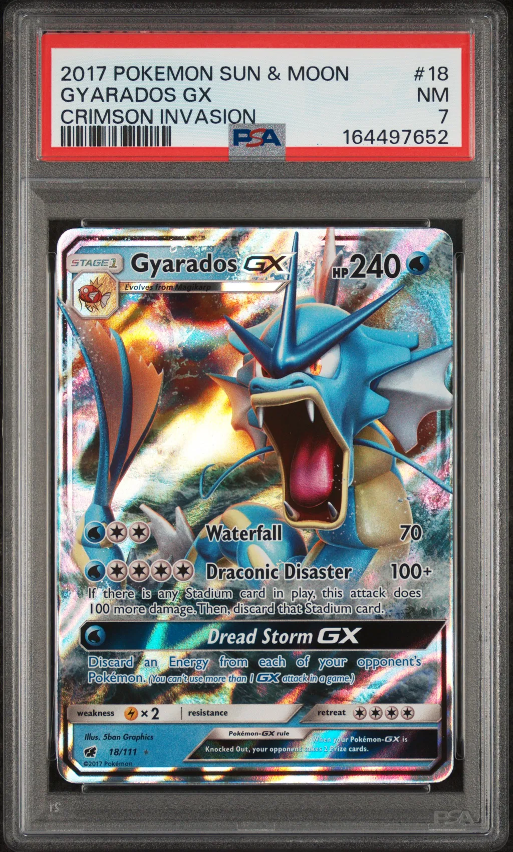 Gyarados GX card artwork