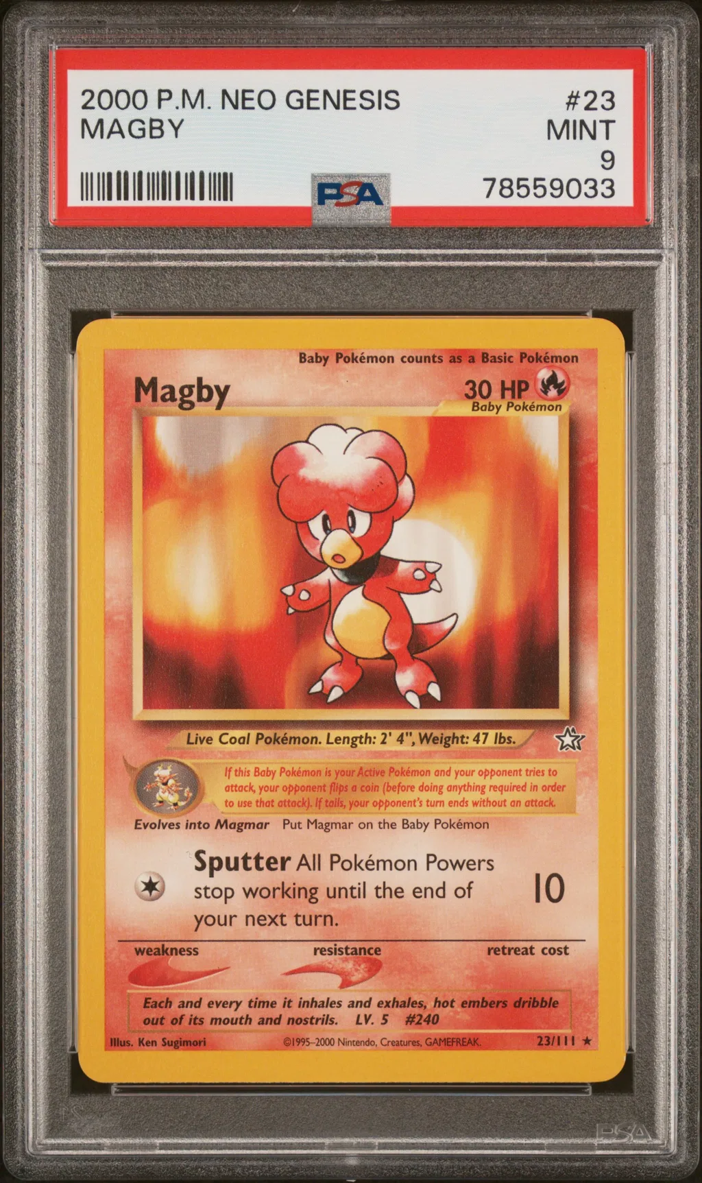Magby card artwork