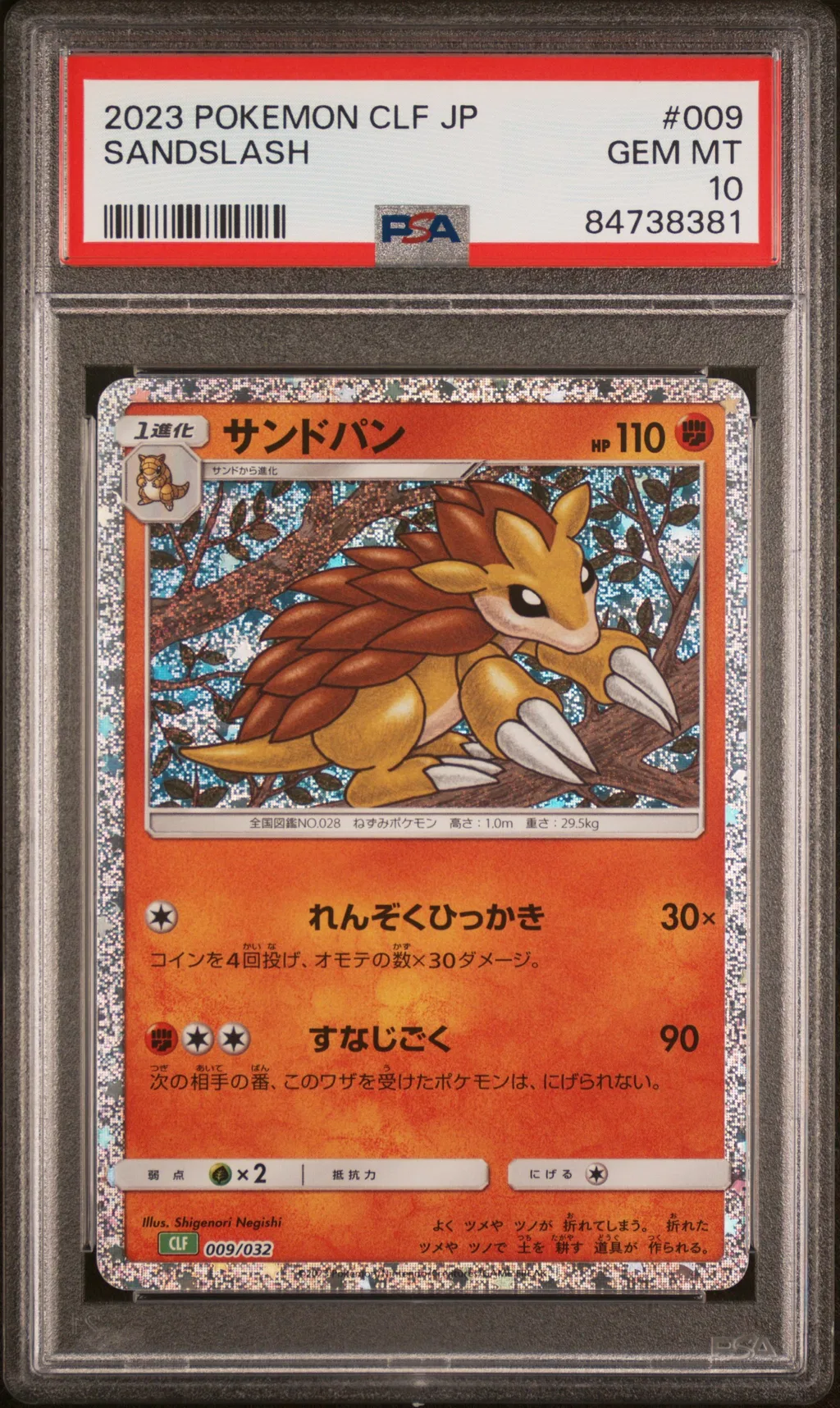 Sandslash card artwork