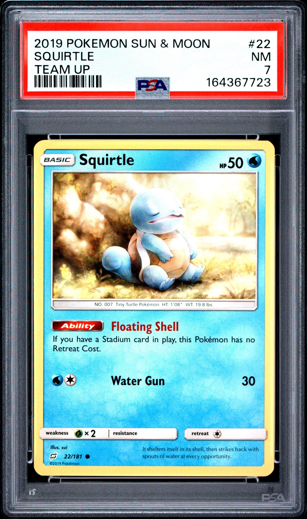 Squirtle card artwork