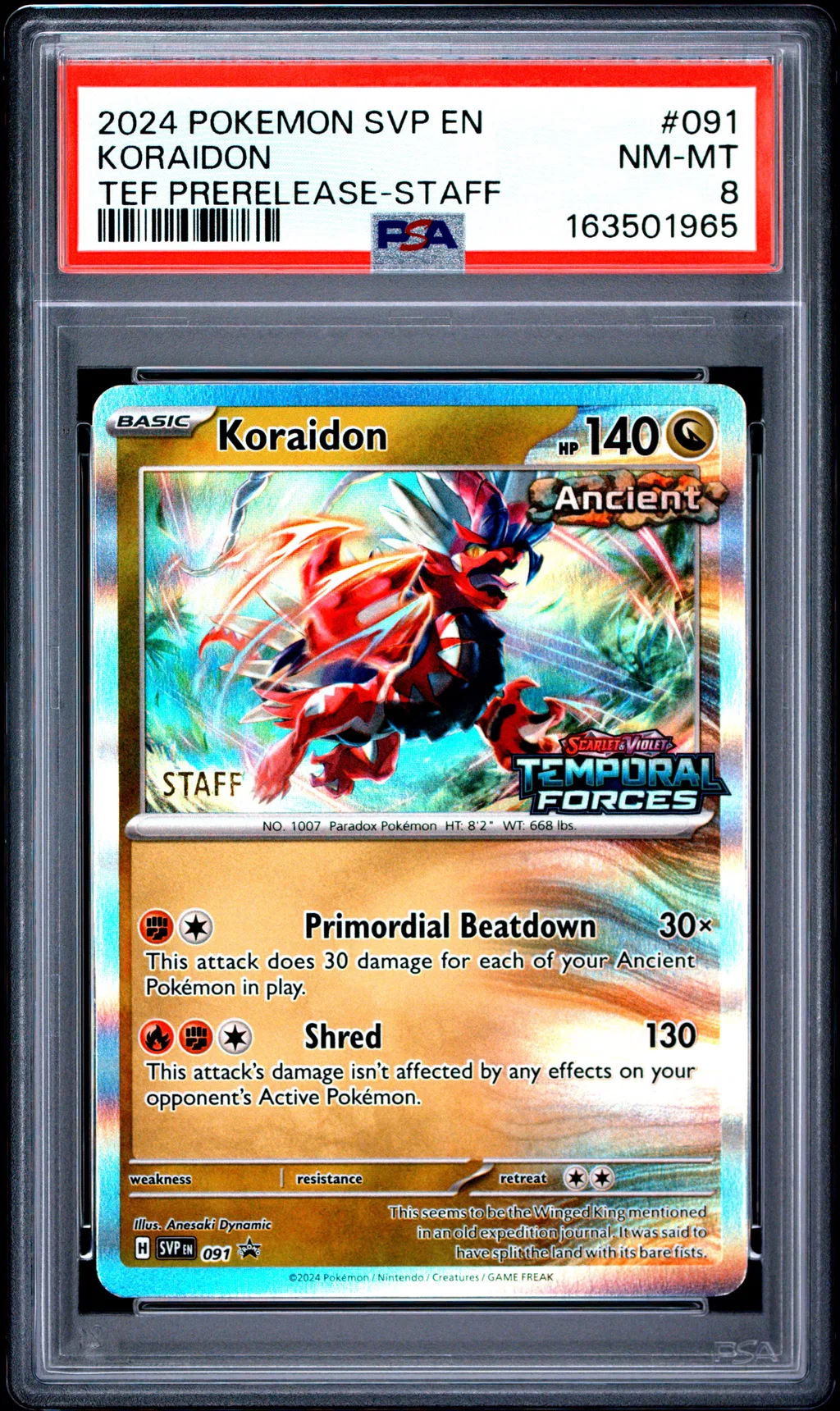 Koraidon card artwork