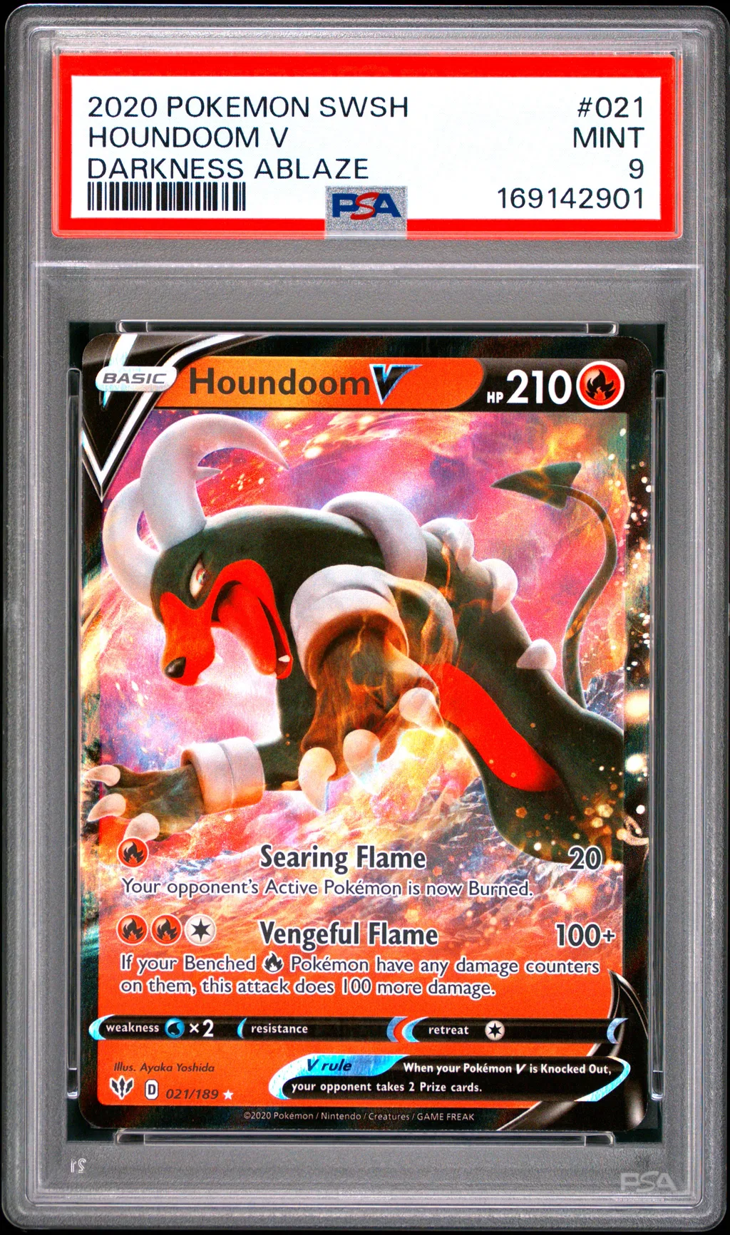 Houndoom V card artwork