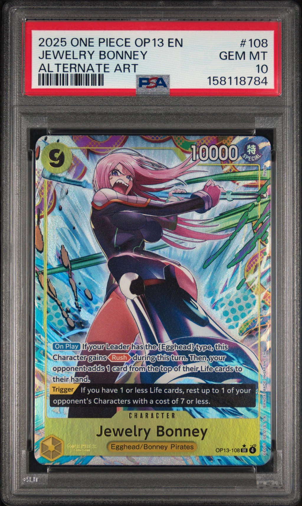 Jewelry Bonney card artwork