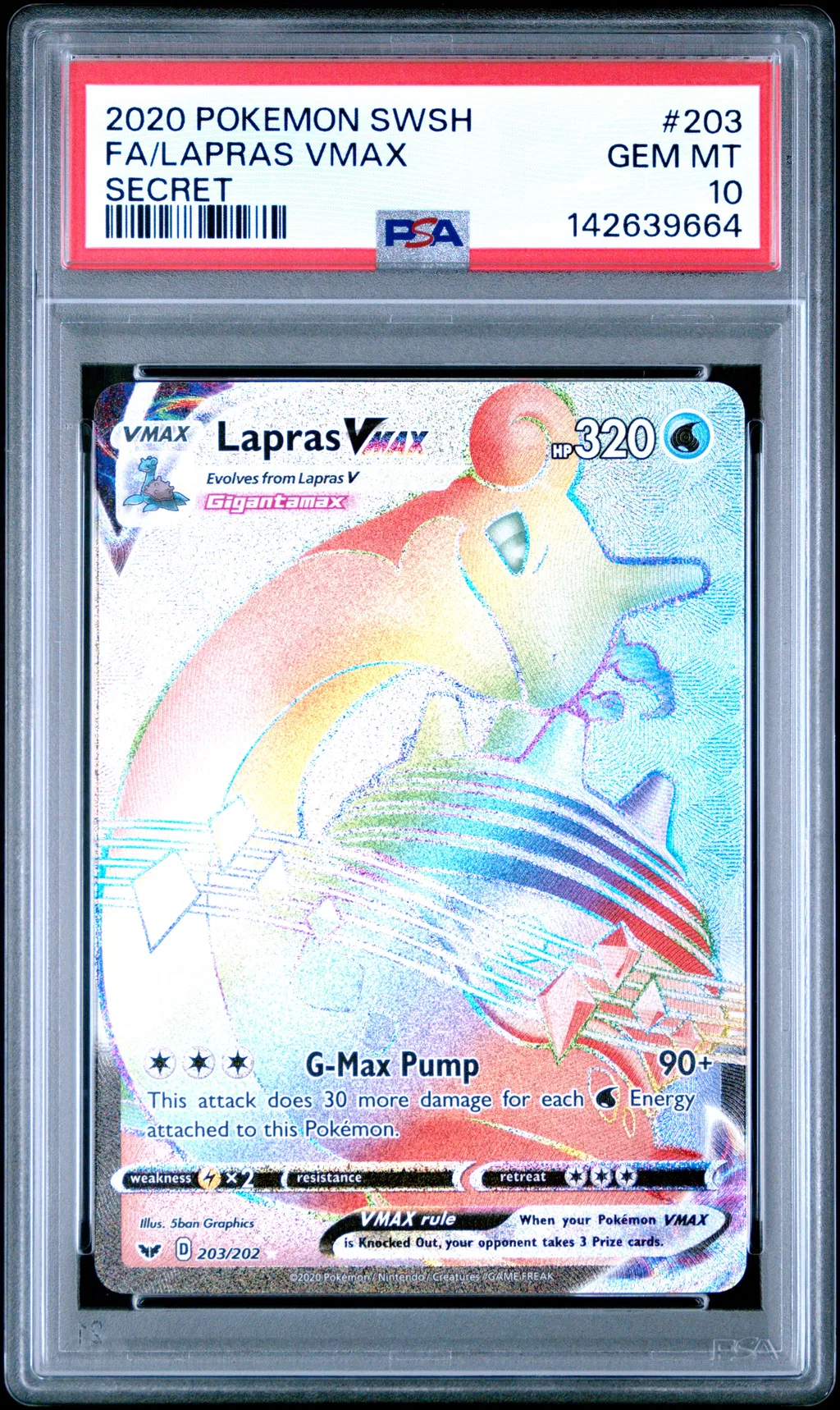 Full Art/Lapras Vmax card artwork
