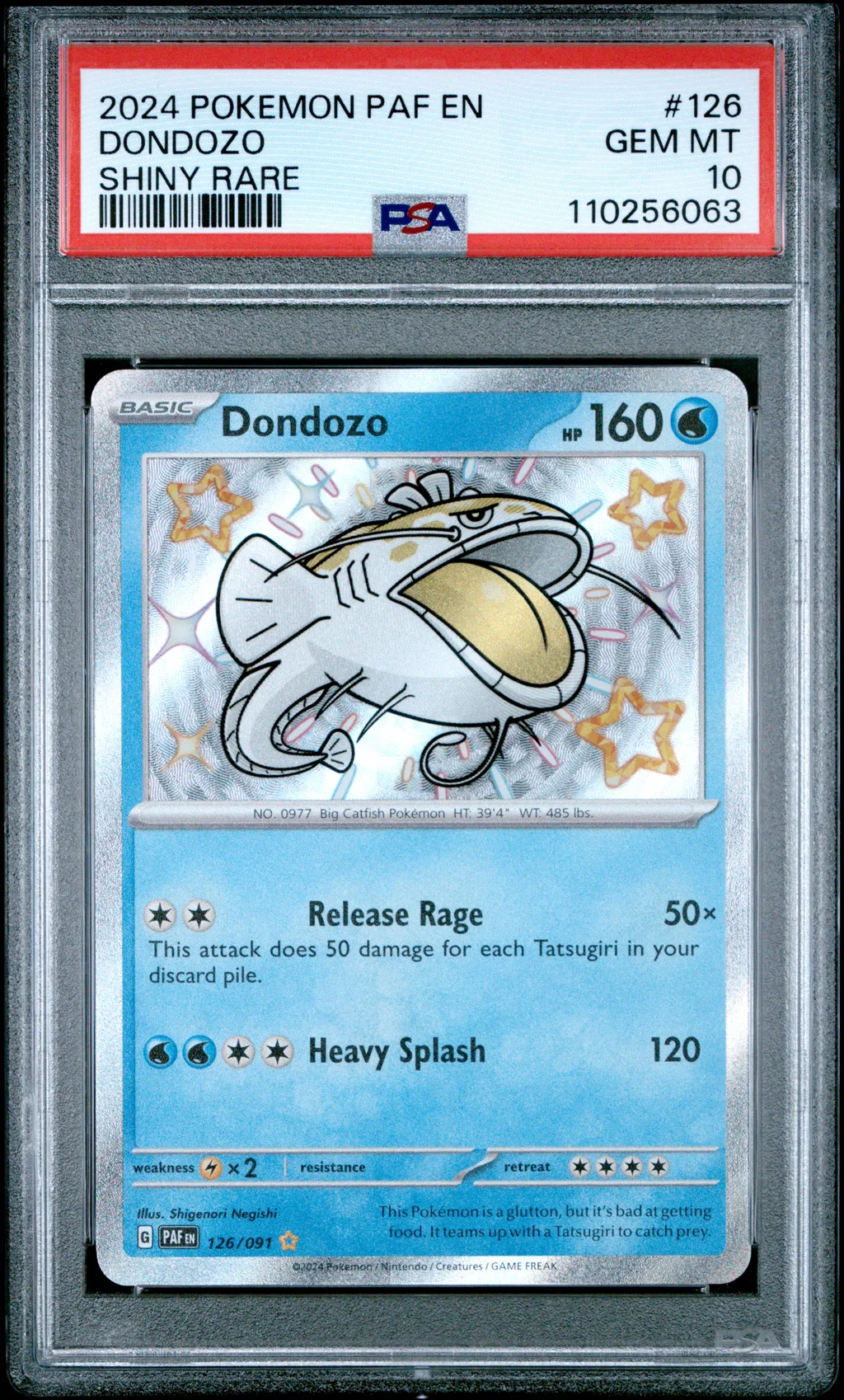 Dondozo card artwork