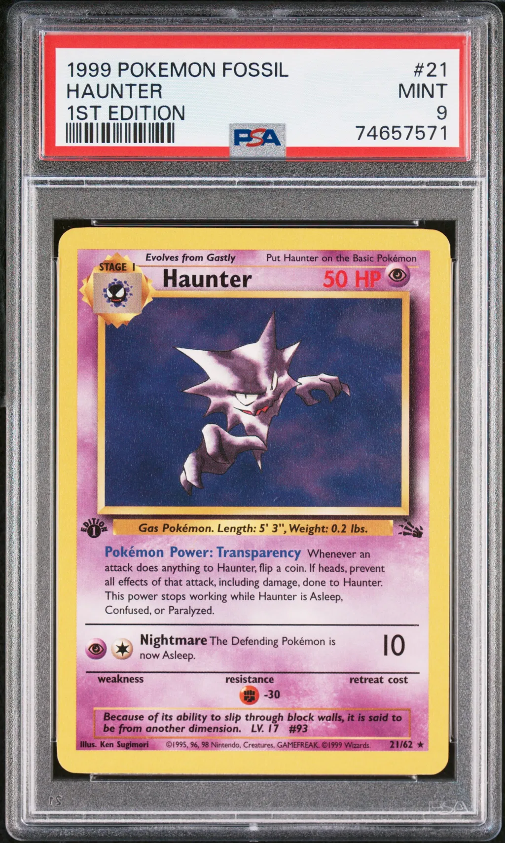Haunter card artwork