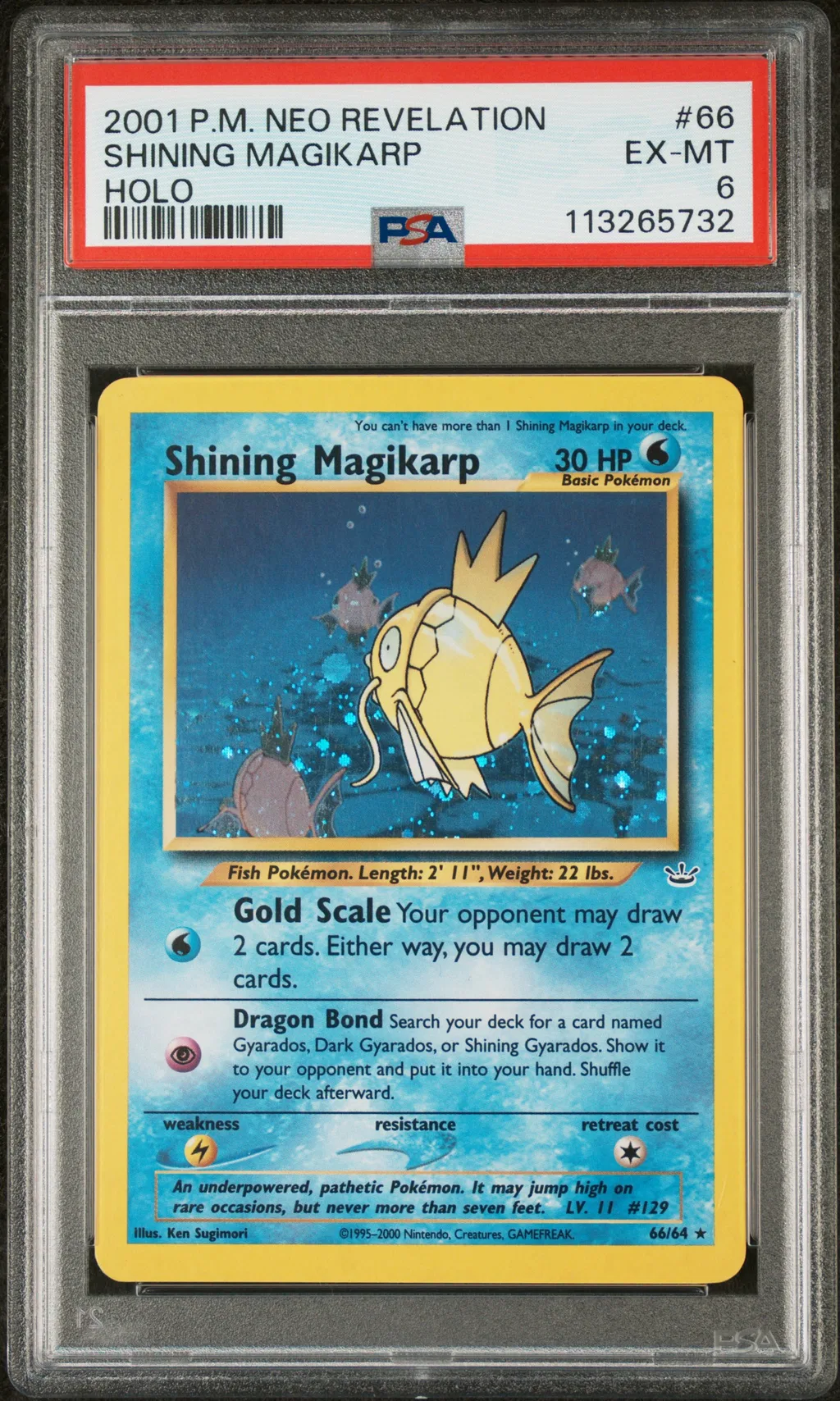Shining Magikarp-Holo card artwork