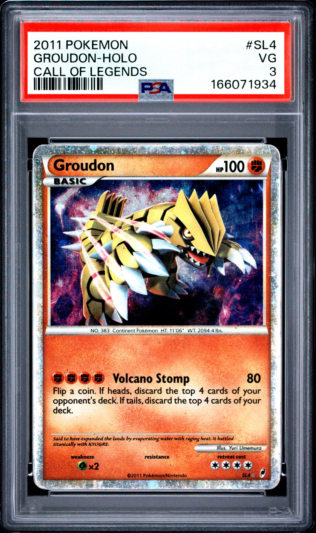 Groudon-Holo card artwork