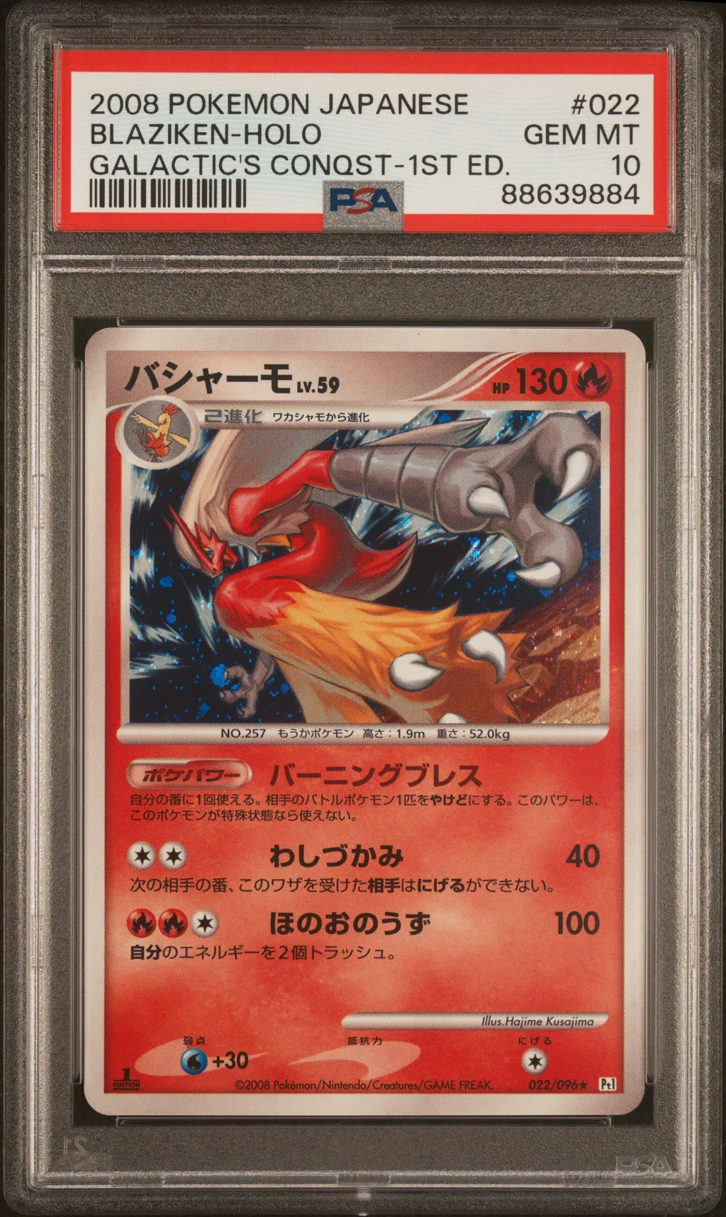 Blaziken-Holo card artwork