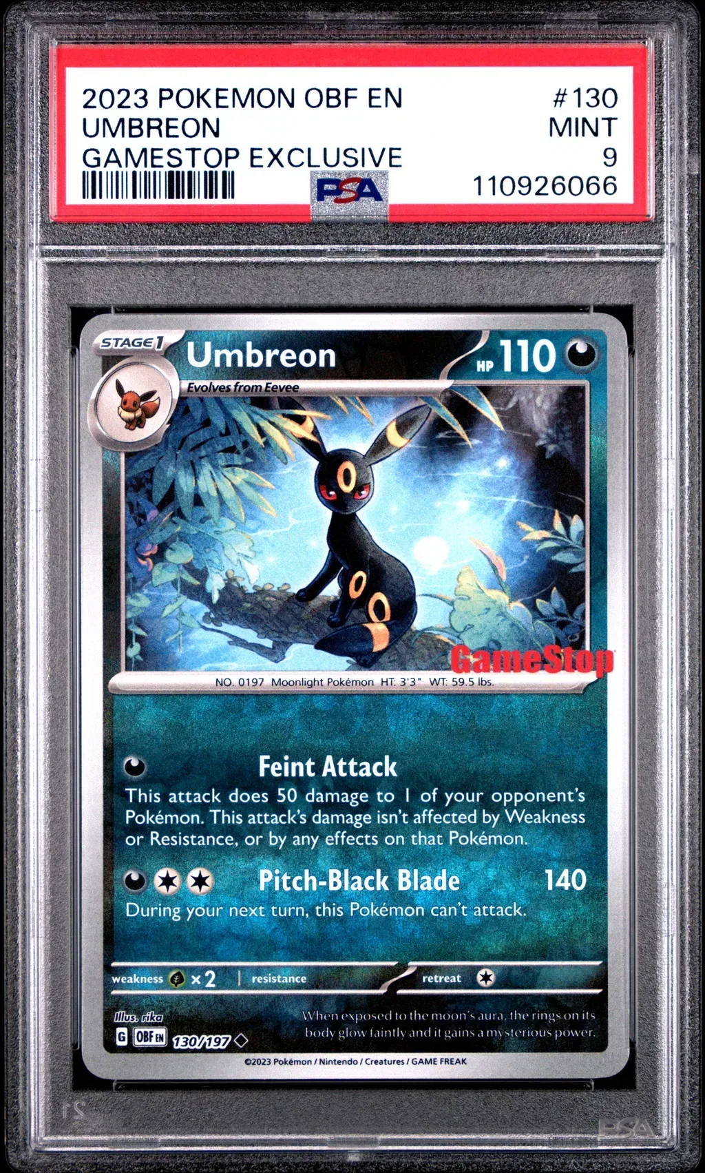 Umbreon card artwork