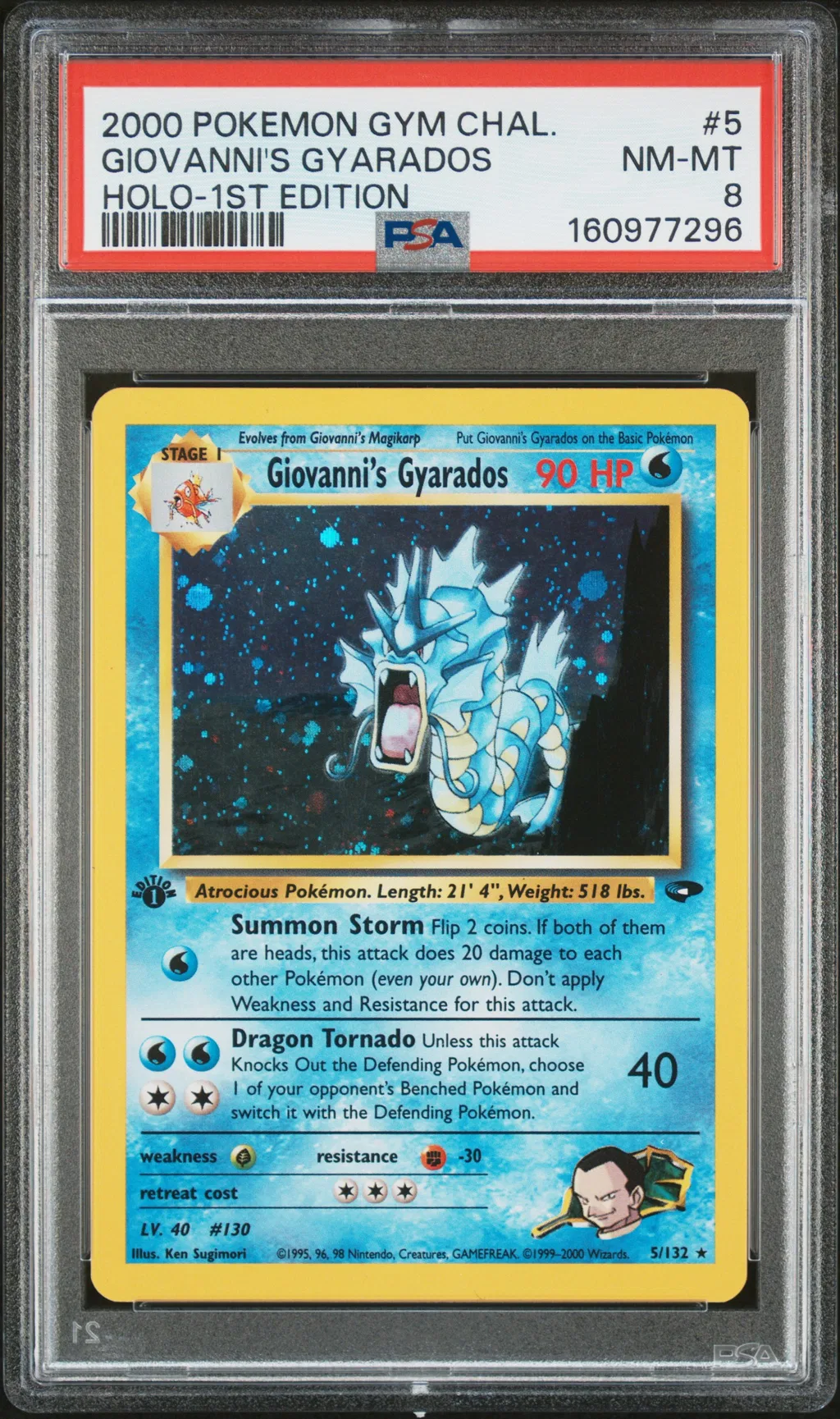 Giovanni's Gyarados card artwork
