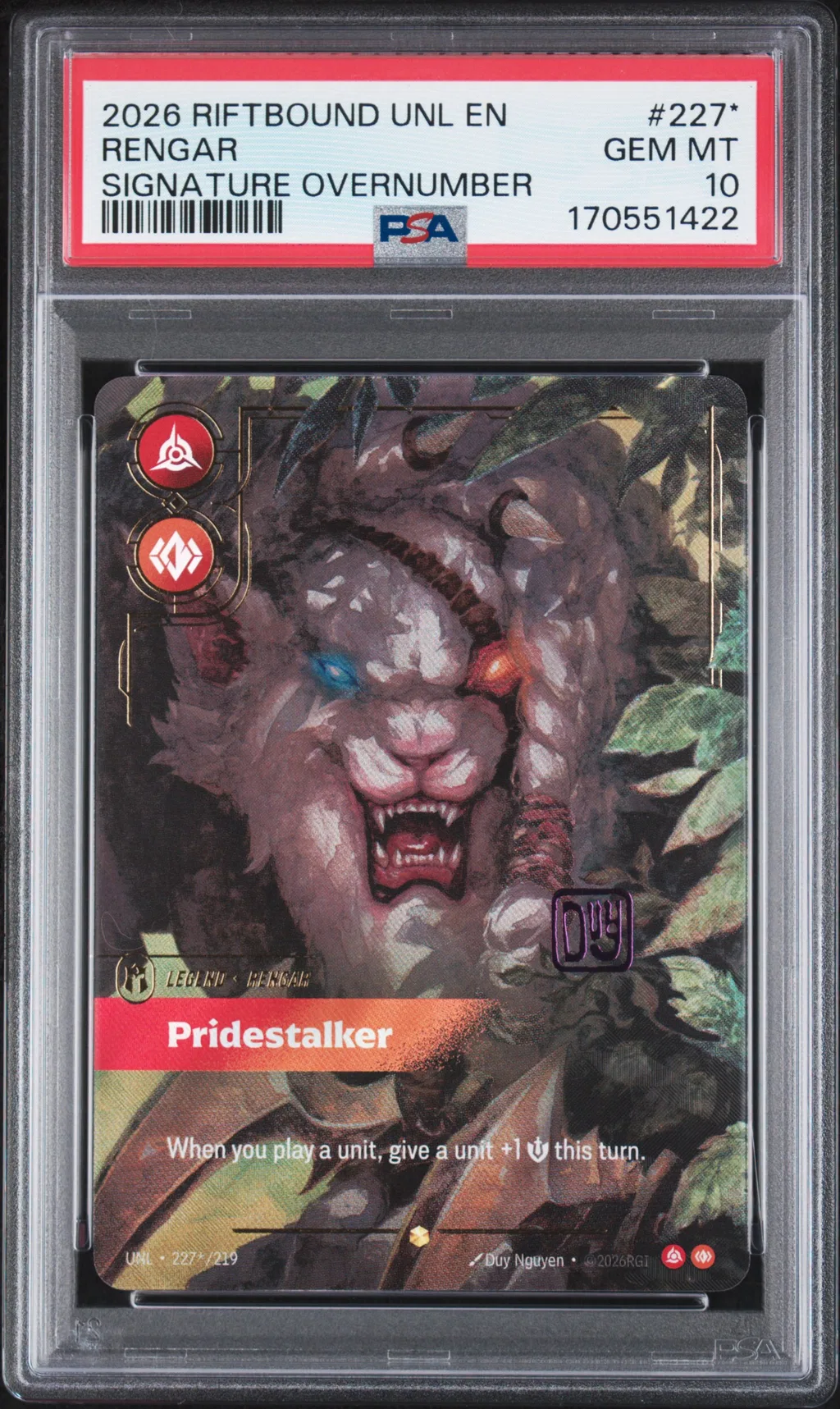 Rengar - Pridestalker card artwork