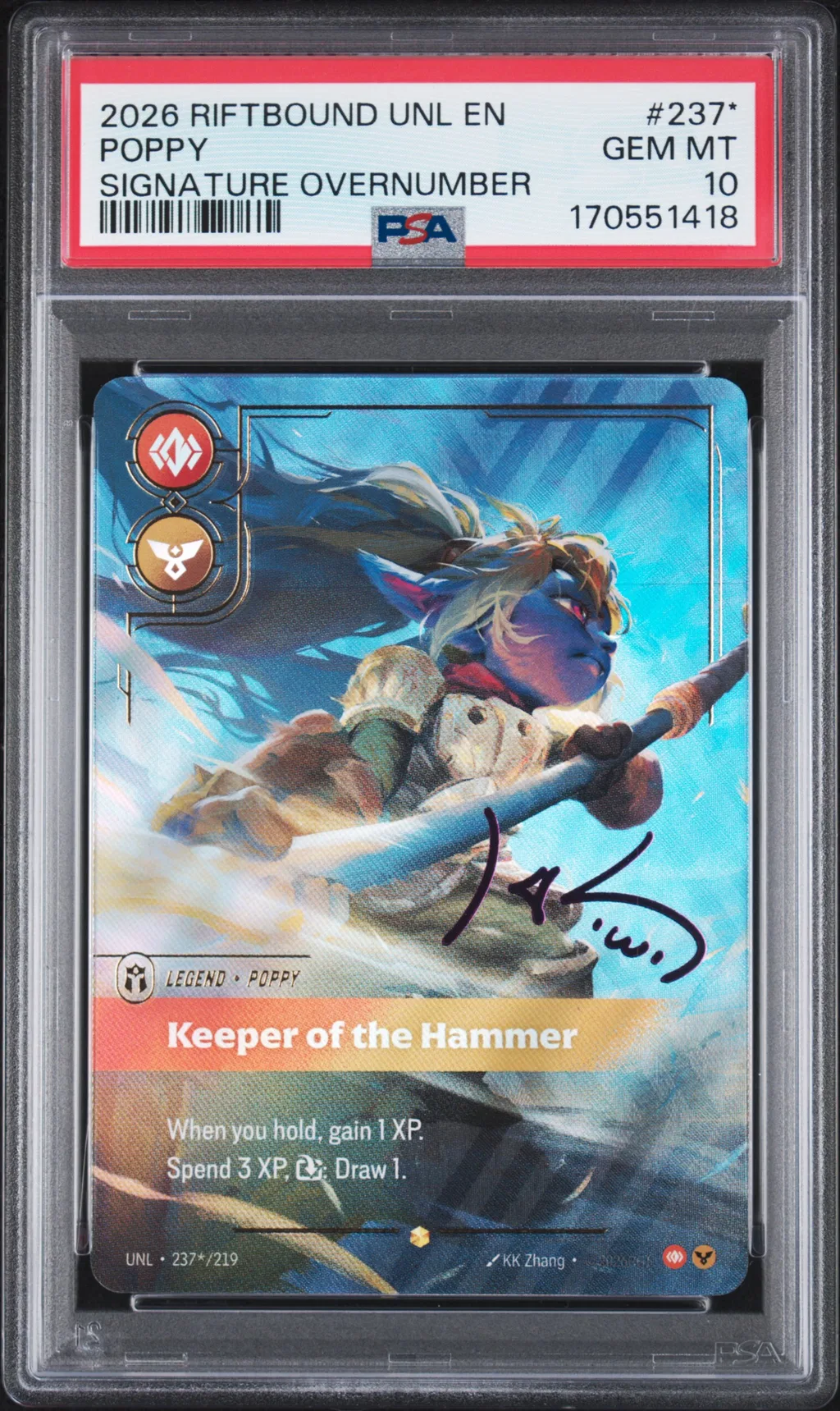 Poppy - Keeper of the Hammer card artwork