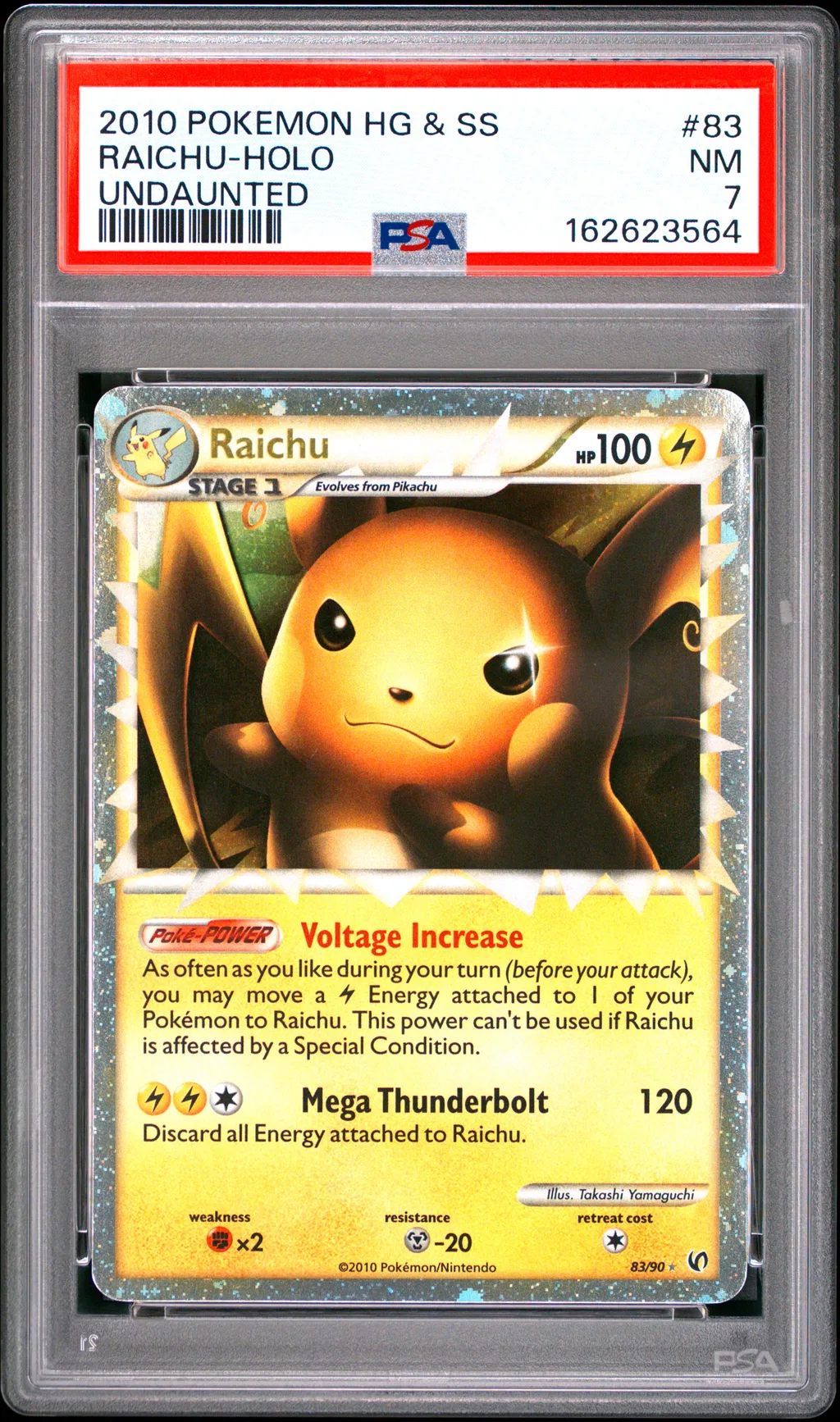 Raichu-Holo card artwork
