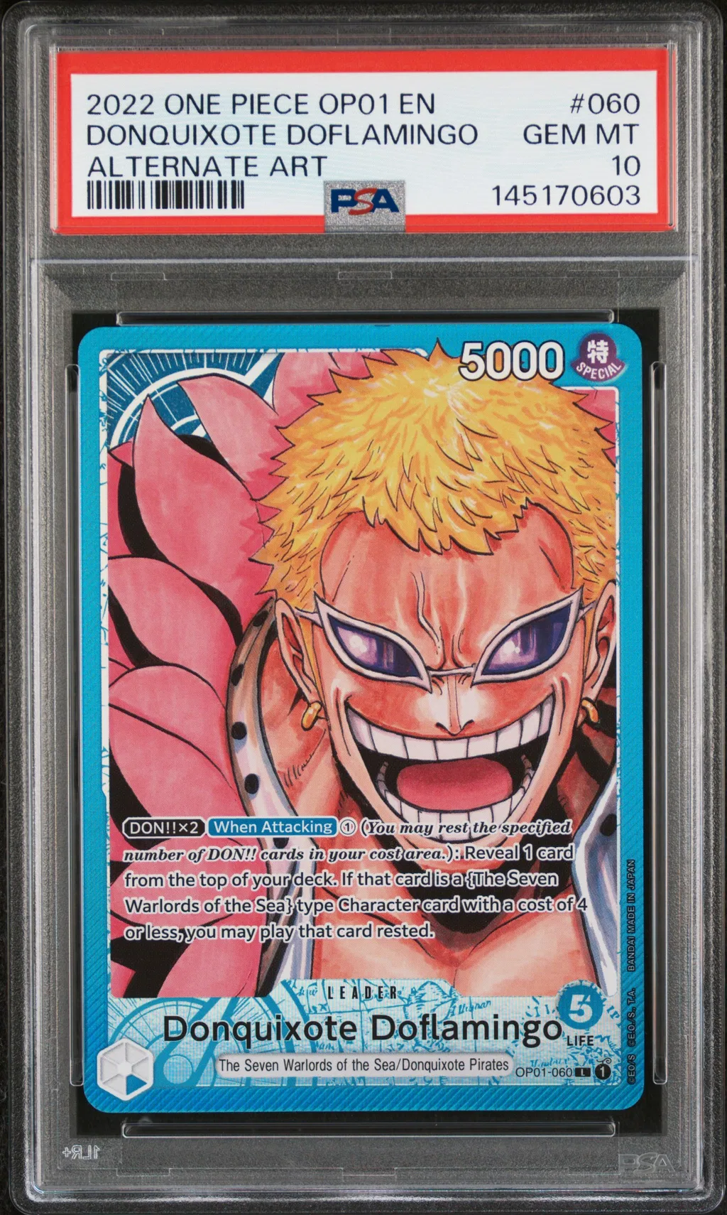 Donquixote Doflamingo card artwork