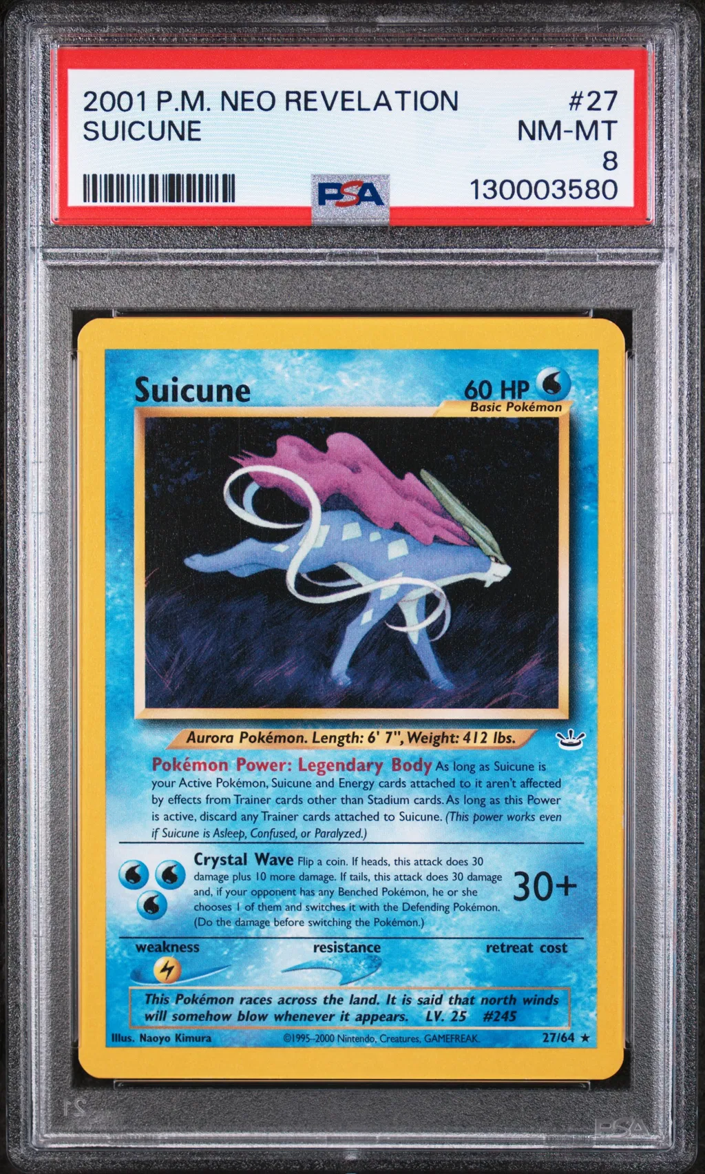 Suicune card artwork