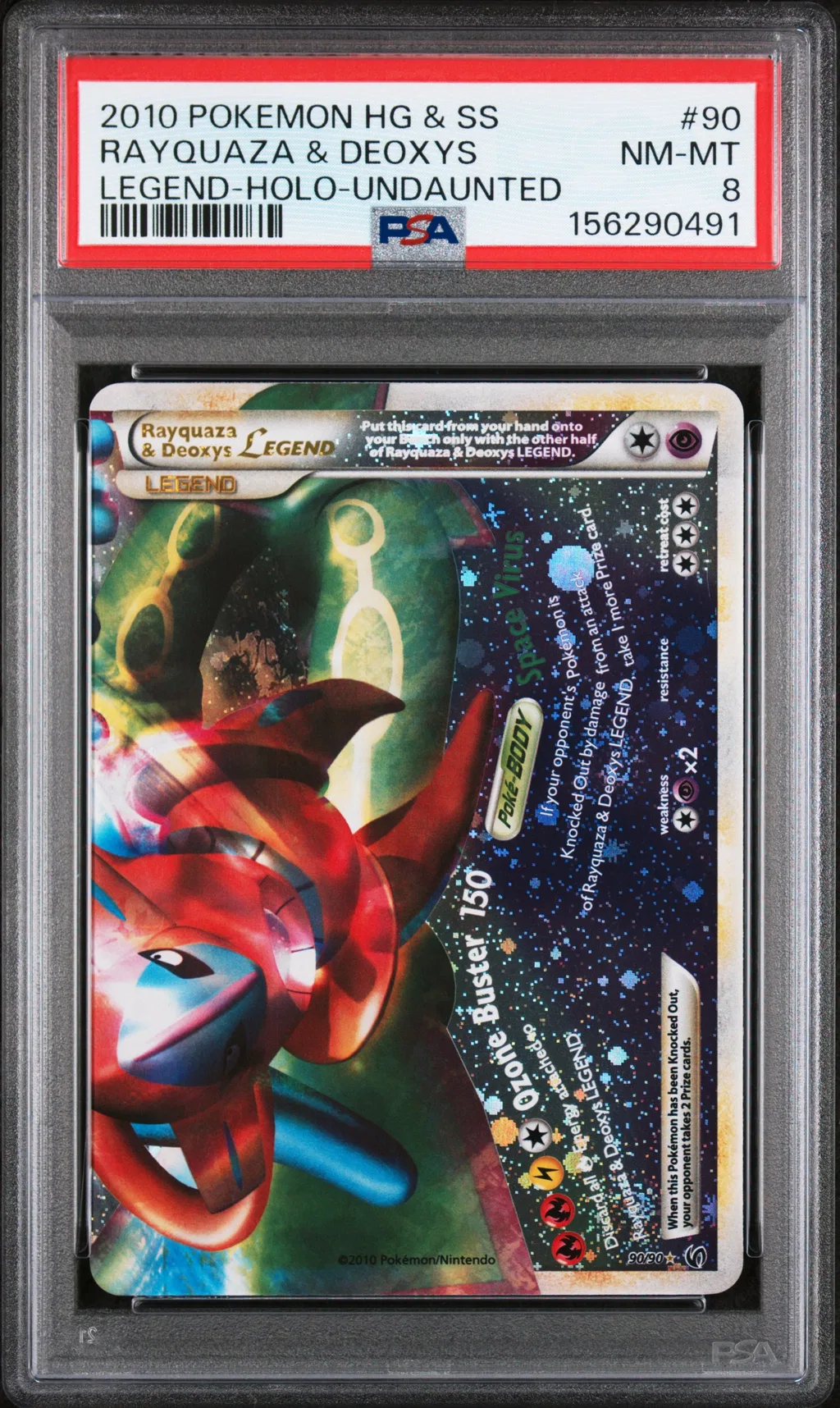 Rayquaza & Deoxys Legend-Holo card artwork