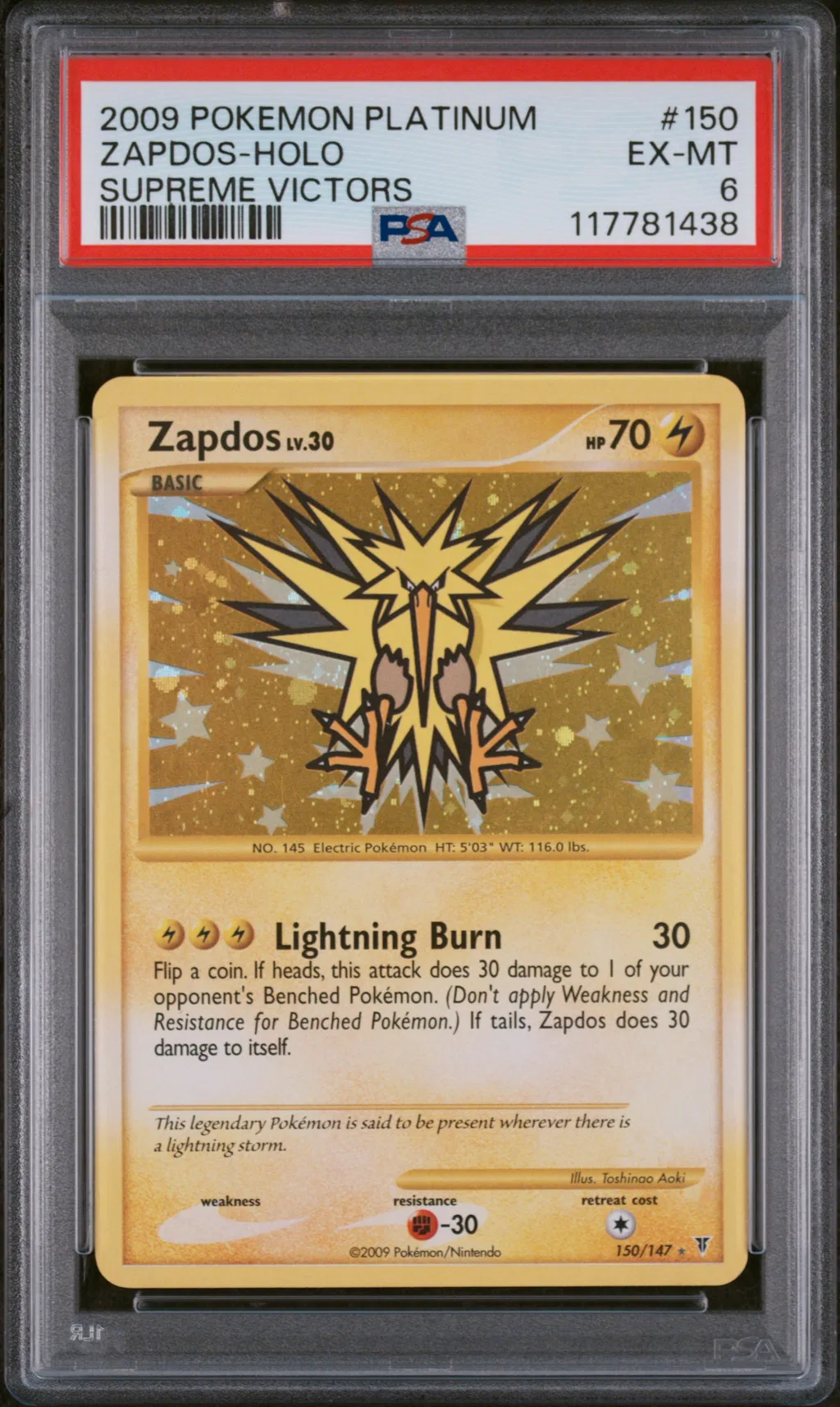 Zapdos-Holo card artwork