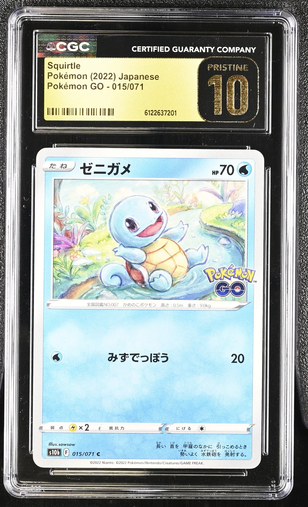 Squirtle card artwork