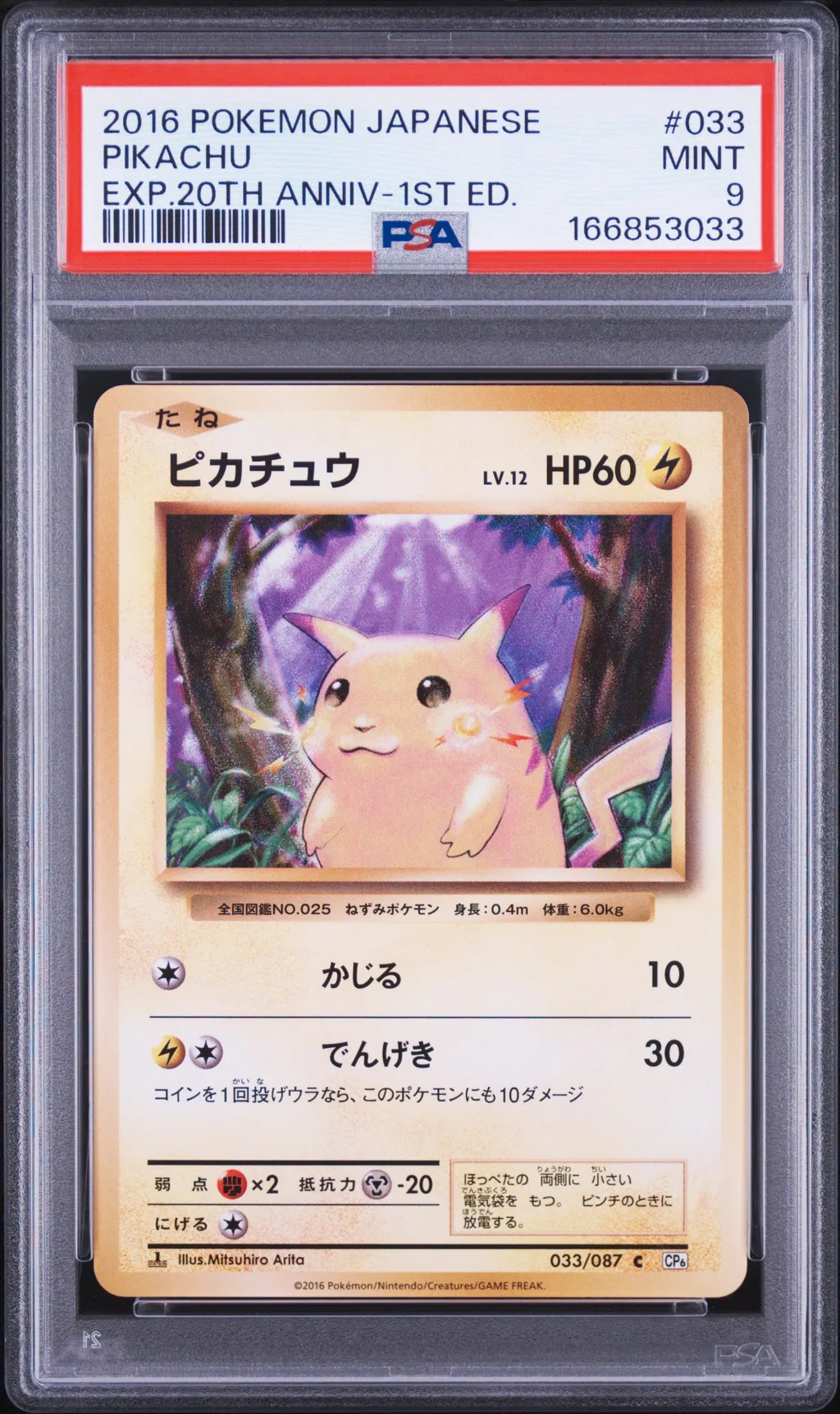 Pikachu card artwork