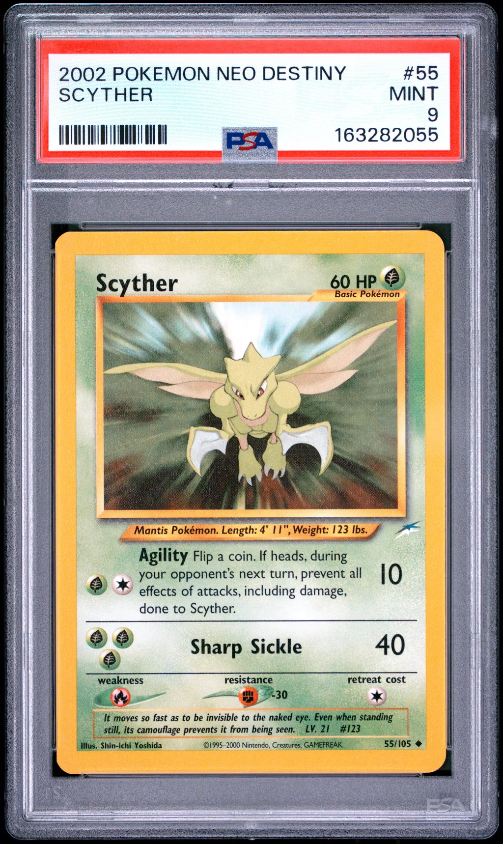 Scyther card artwork
