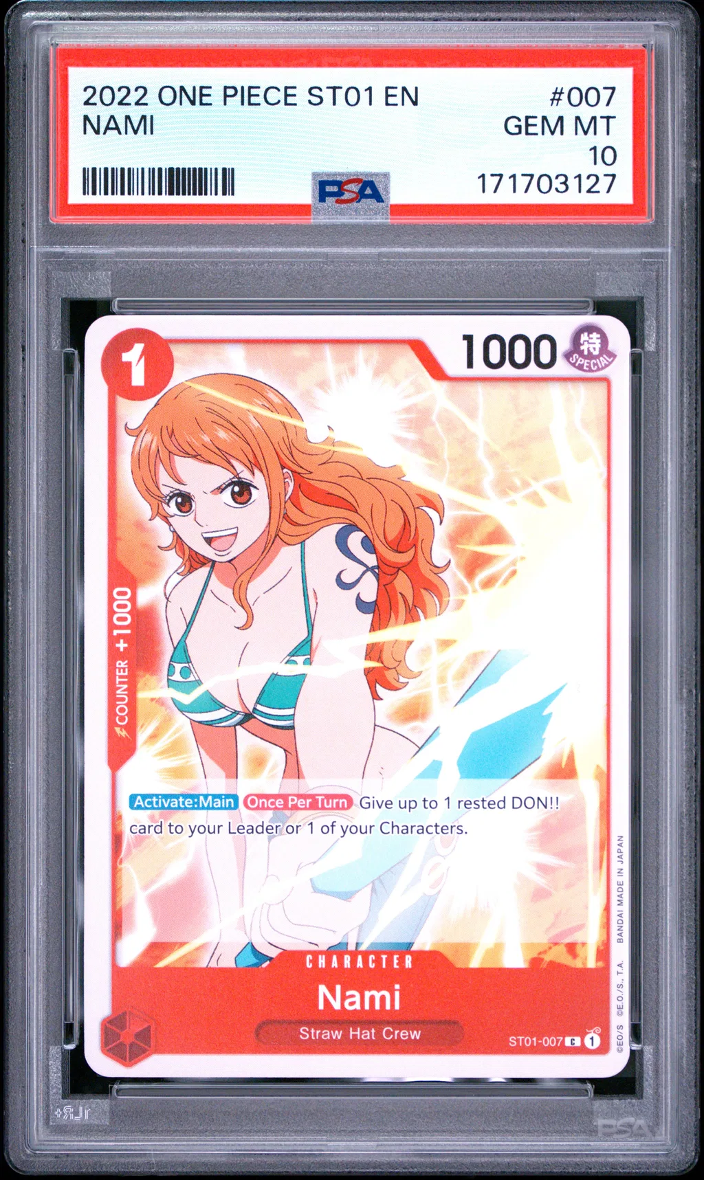 Nami card artwork