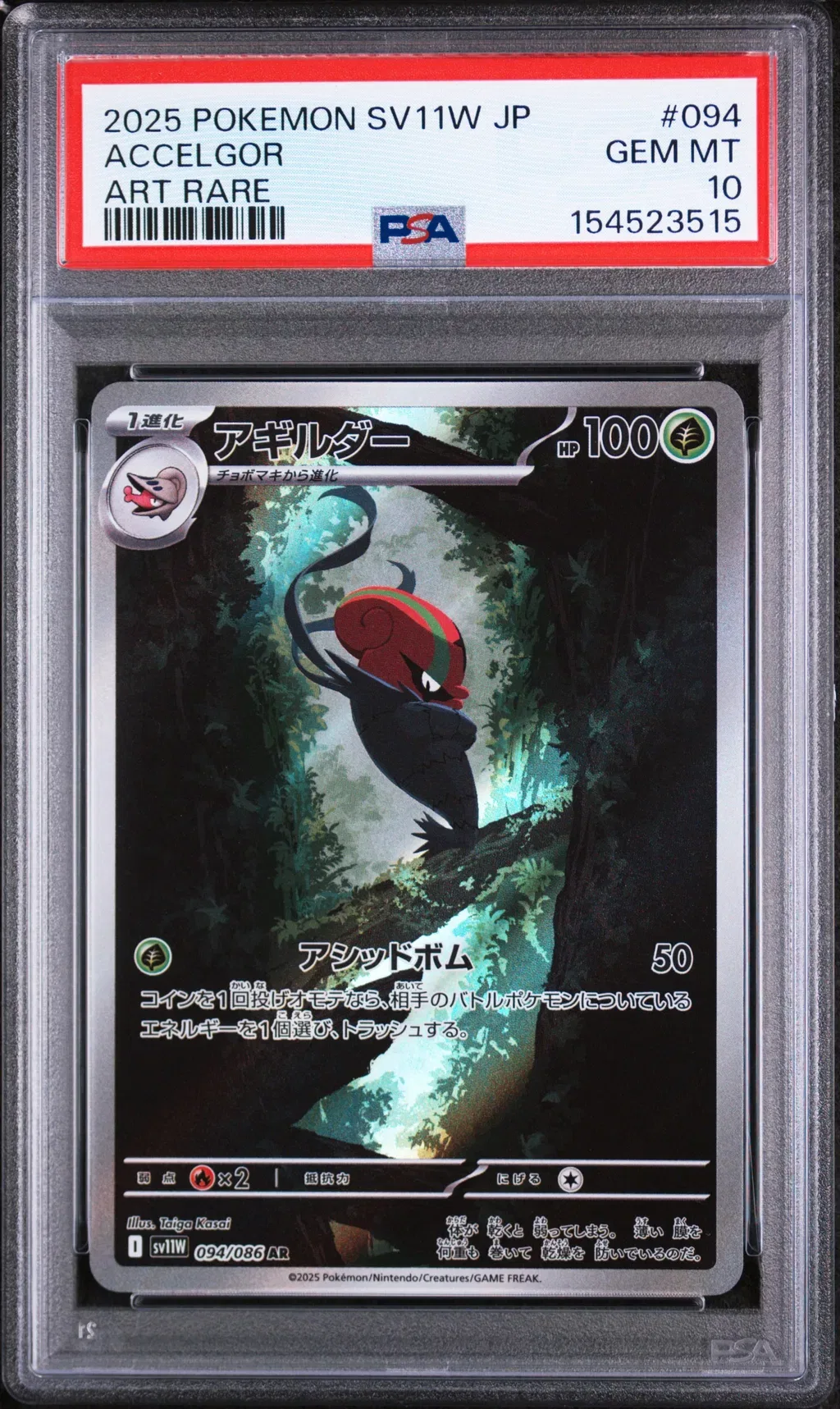 Accelgor card artwork