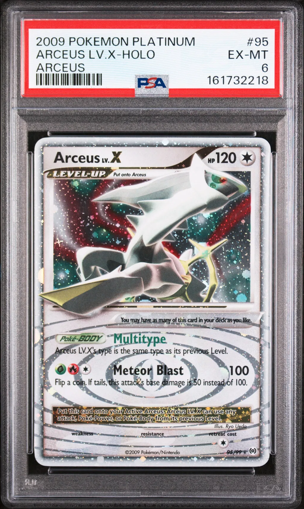Arceus LV.X-Holo card artwork