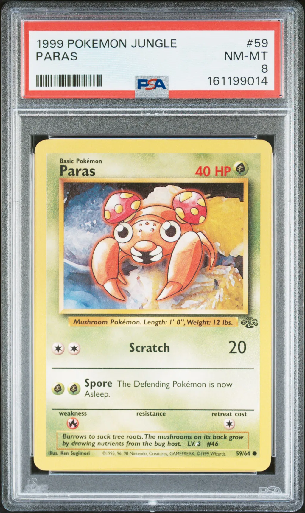 Paras card artwork