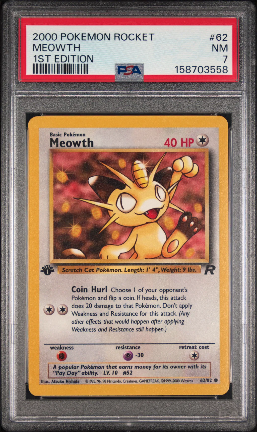 Meowth card artwork