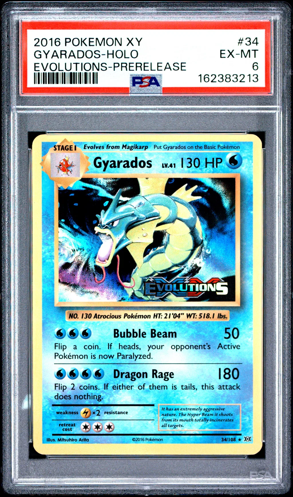 Gyarados-Holo card artwork