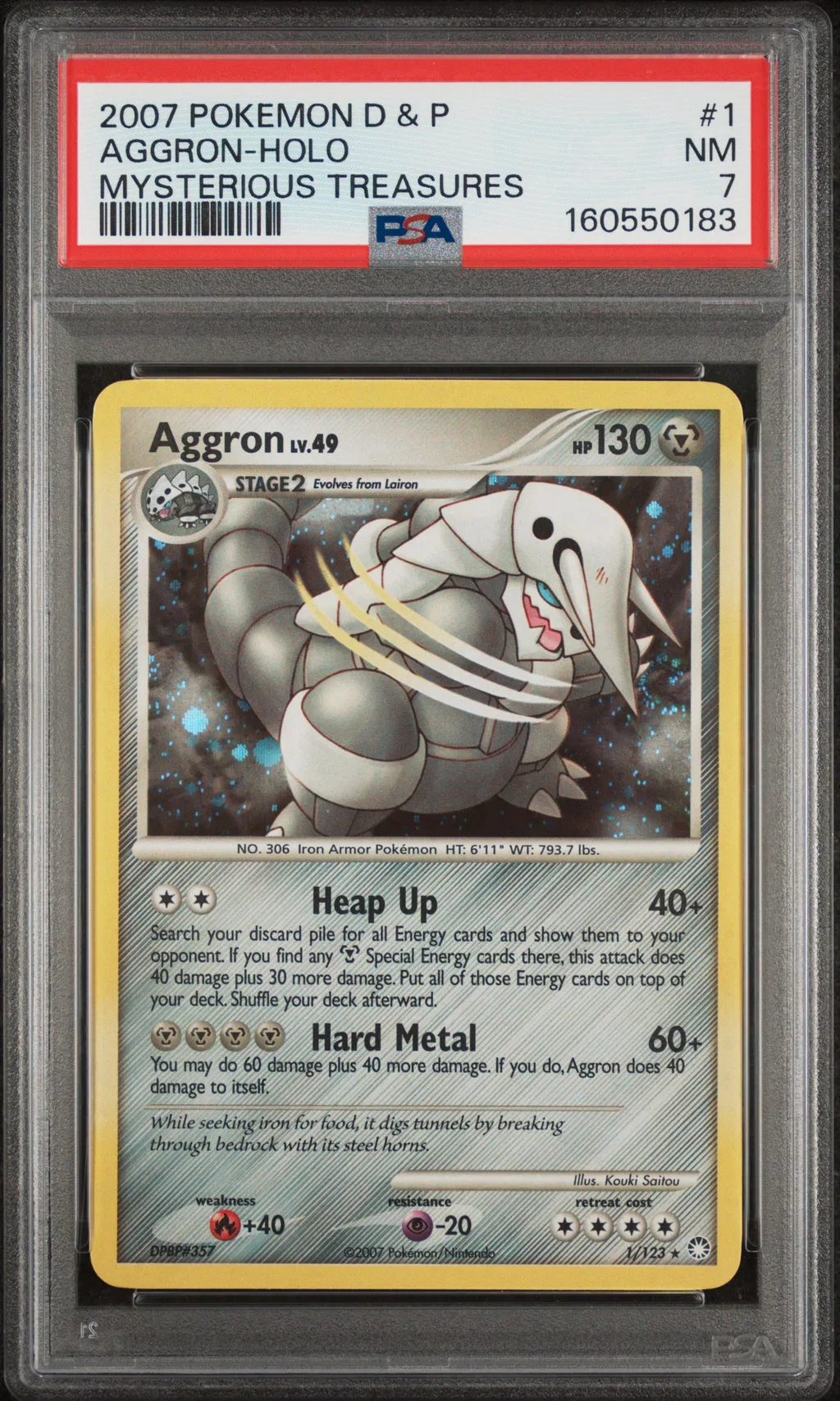 Aggron-Holo card artwork