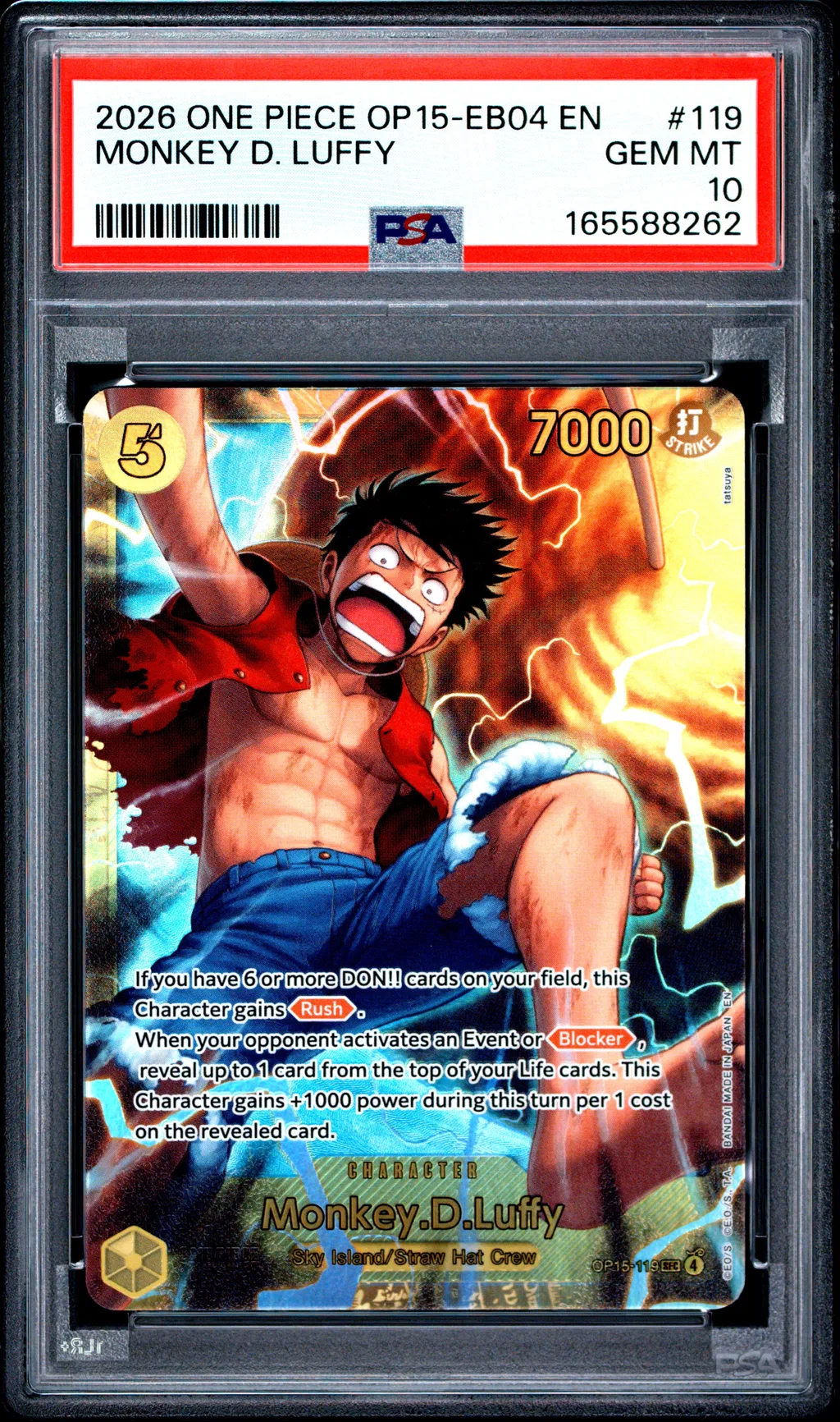 Monkey D. Luffy card artwork