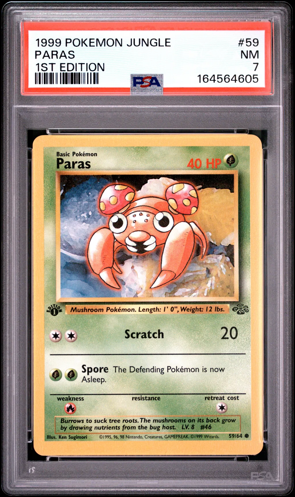 Paras card artwork