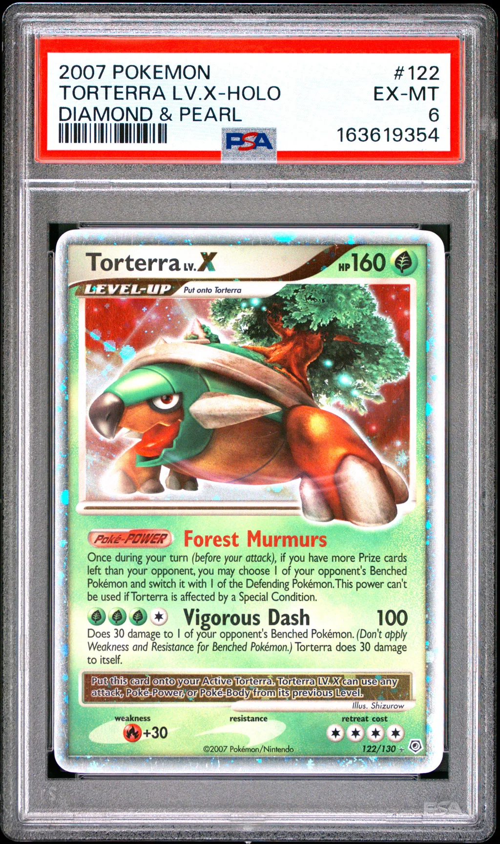 Torterra LV.X-Holo card artwork