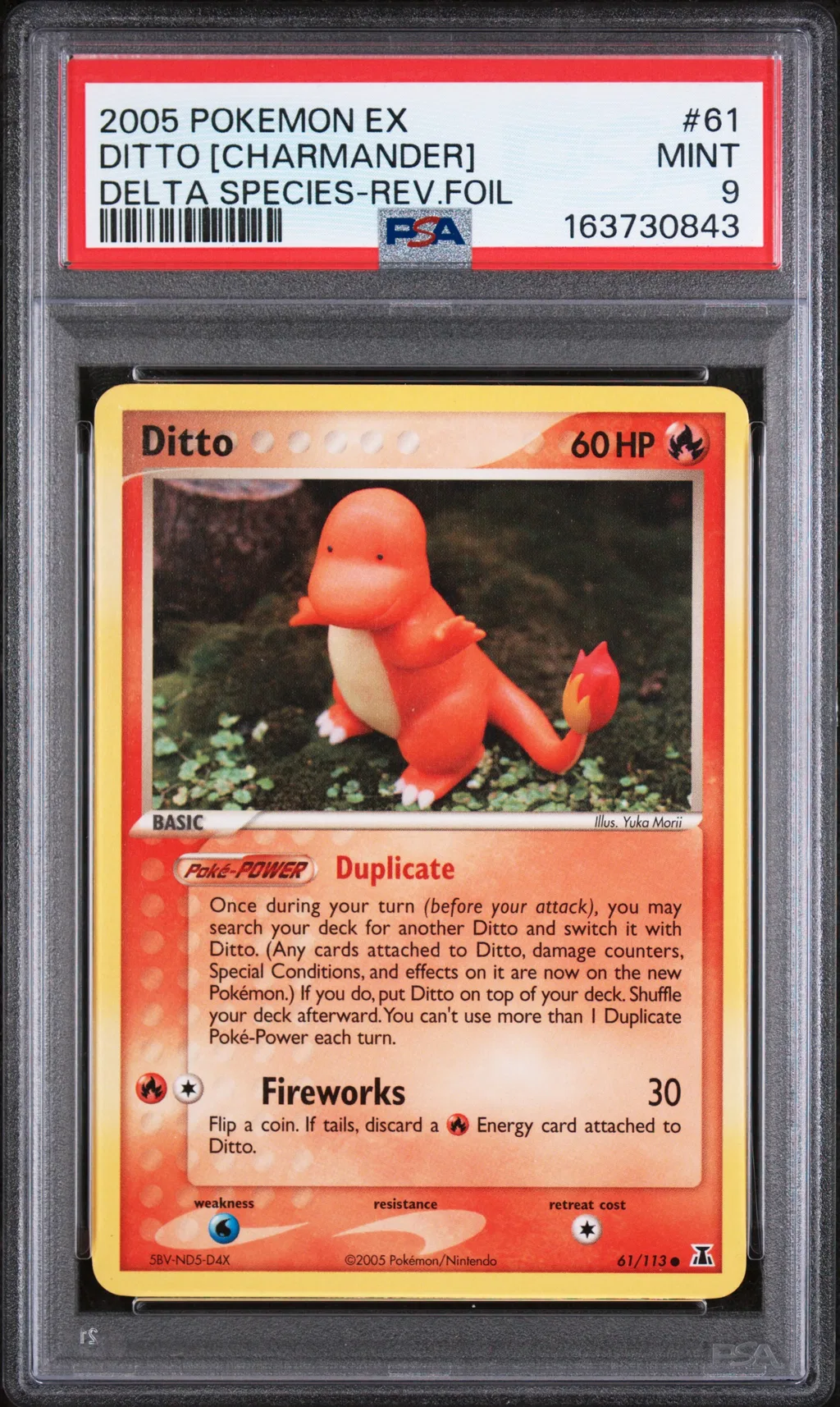 Ditto [Charmander]-Reverse Foil card artwork