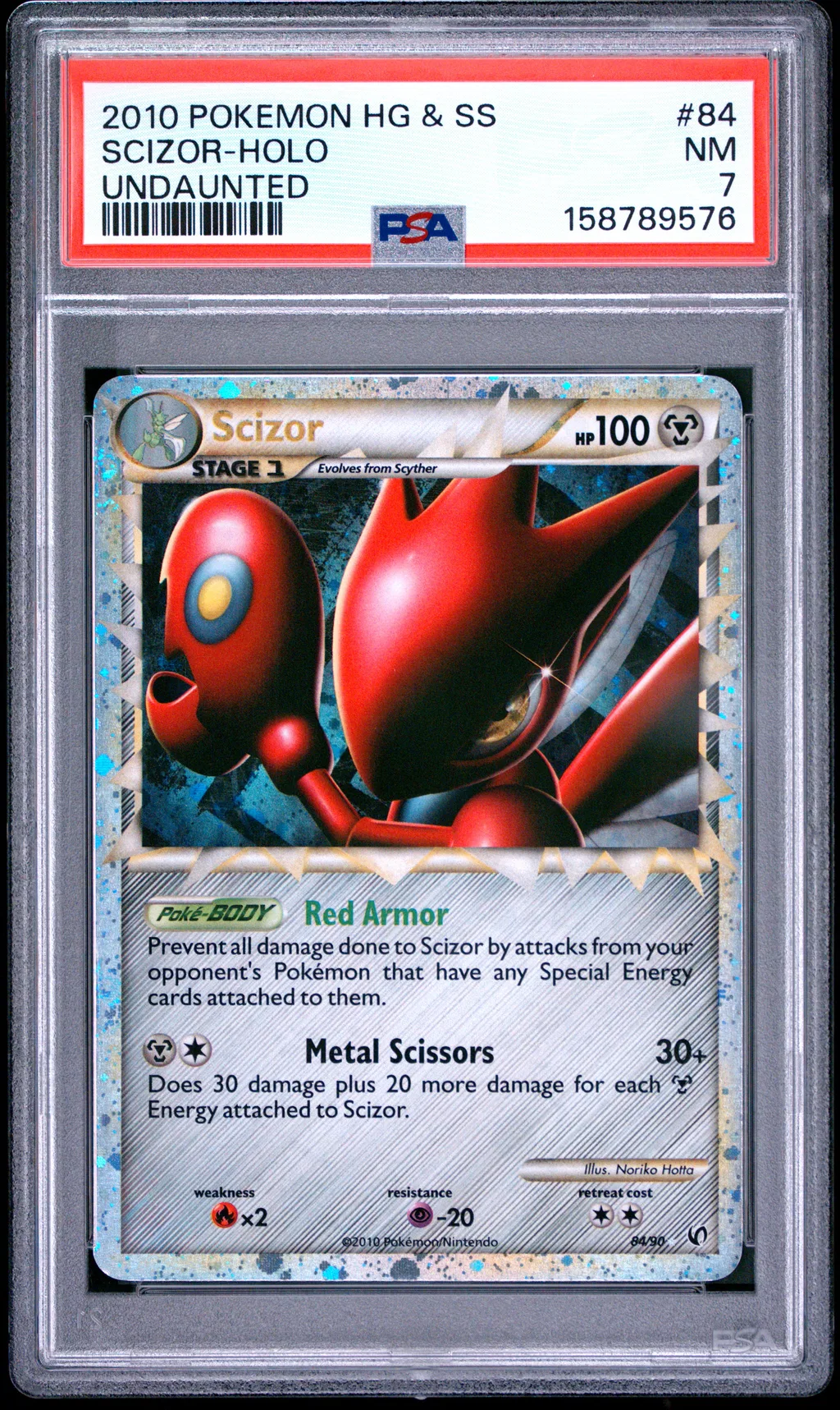 Scizor-Holo card artwork