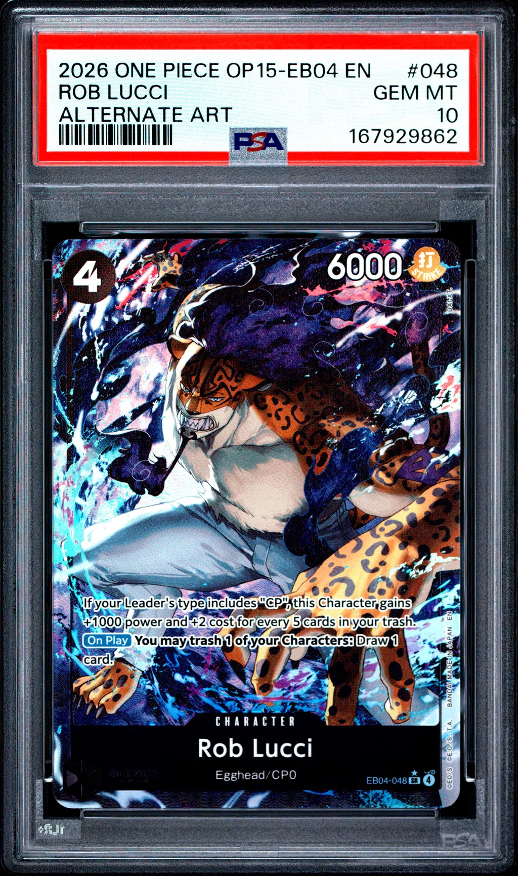 Rob Lucci card artwork