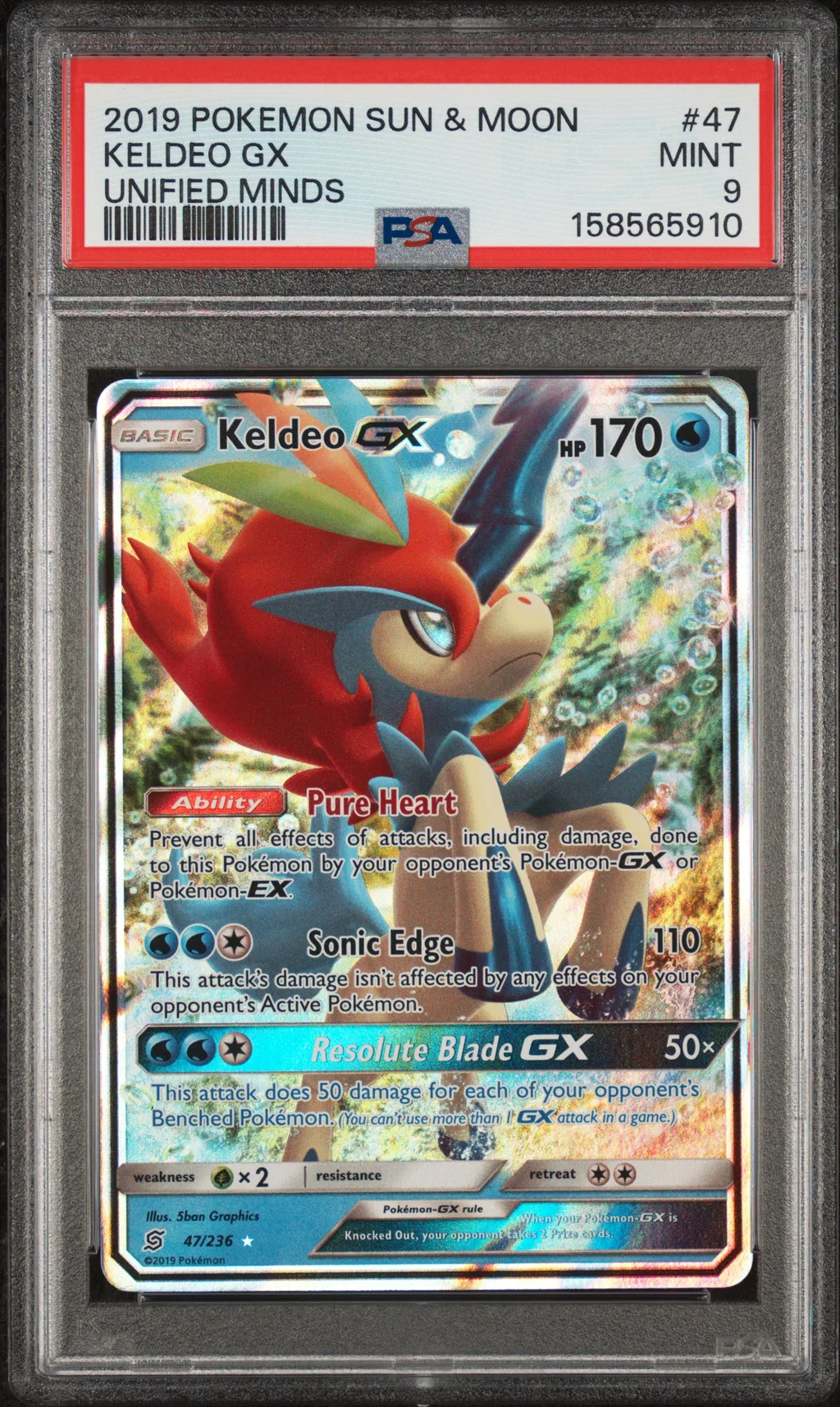 Keldeo GX card artwork