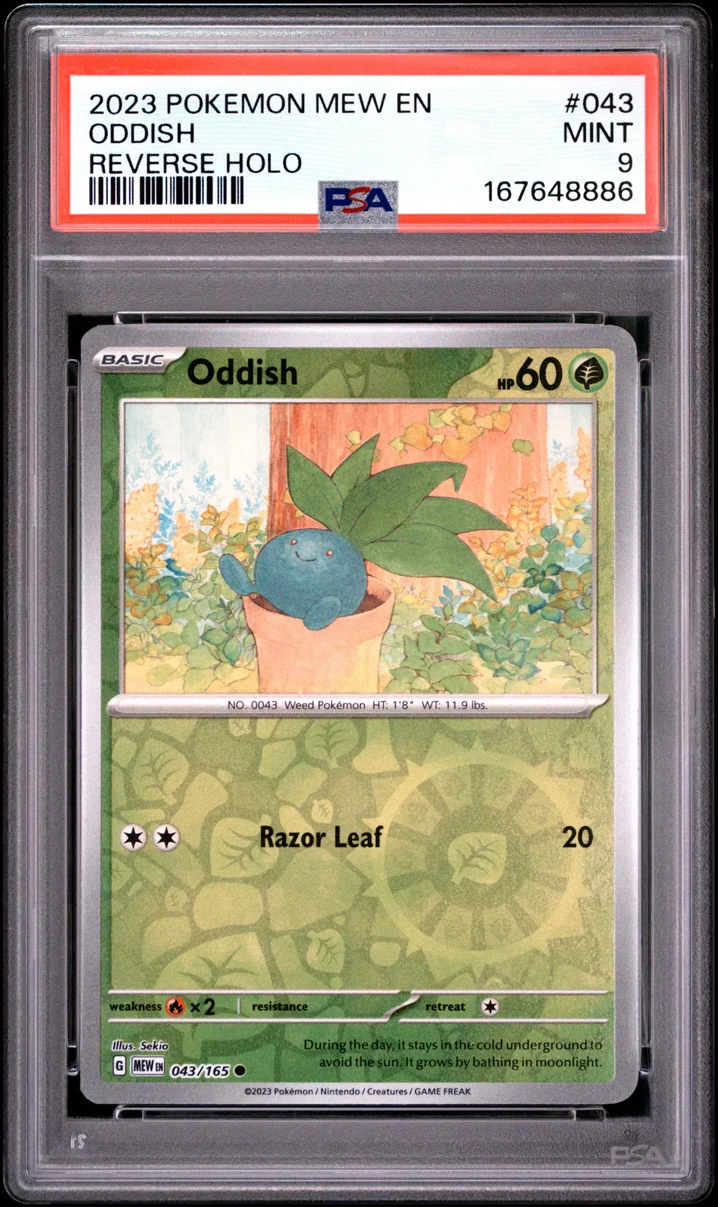 Oddish card artwork