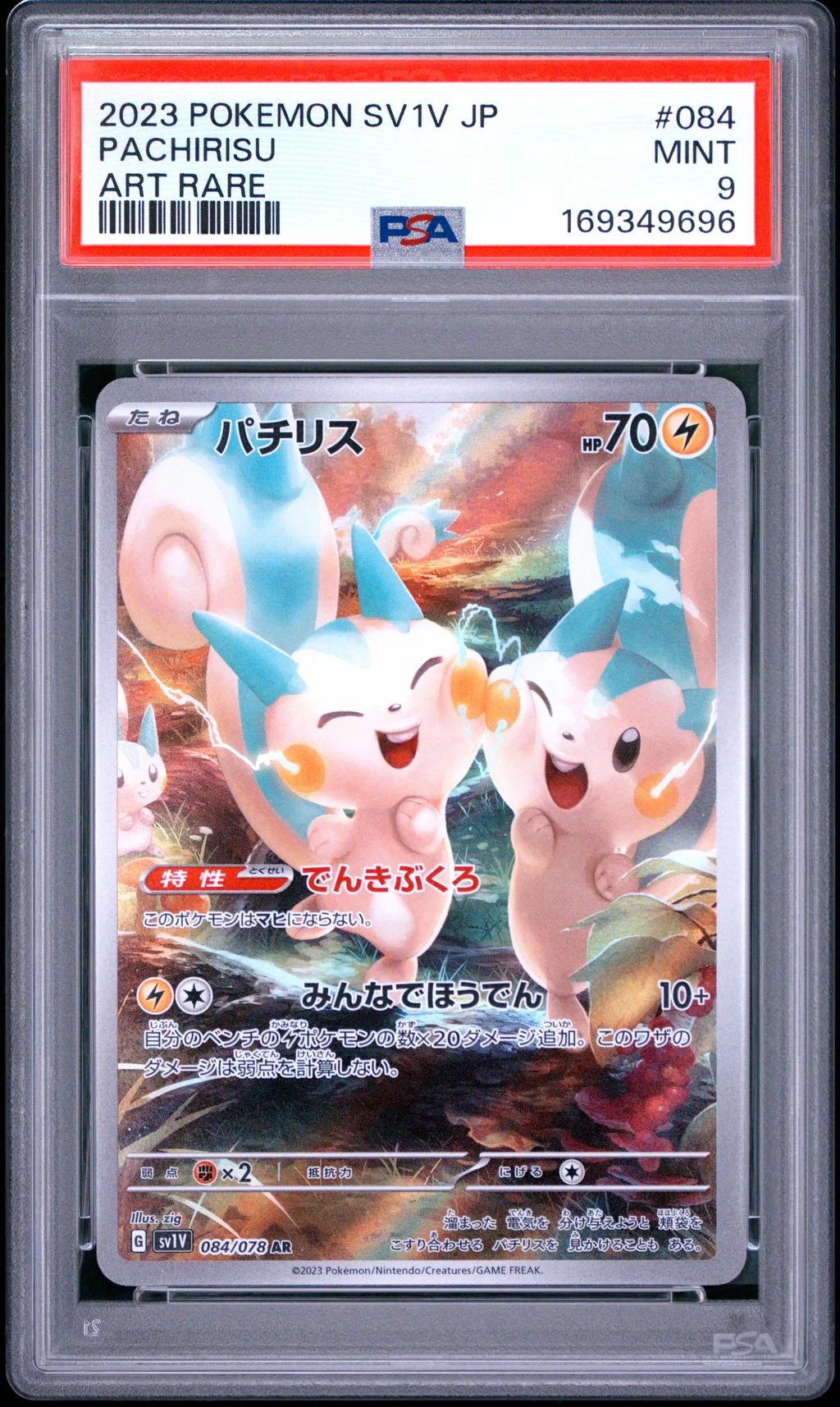 Pachirisu card artwork