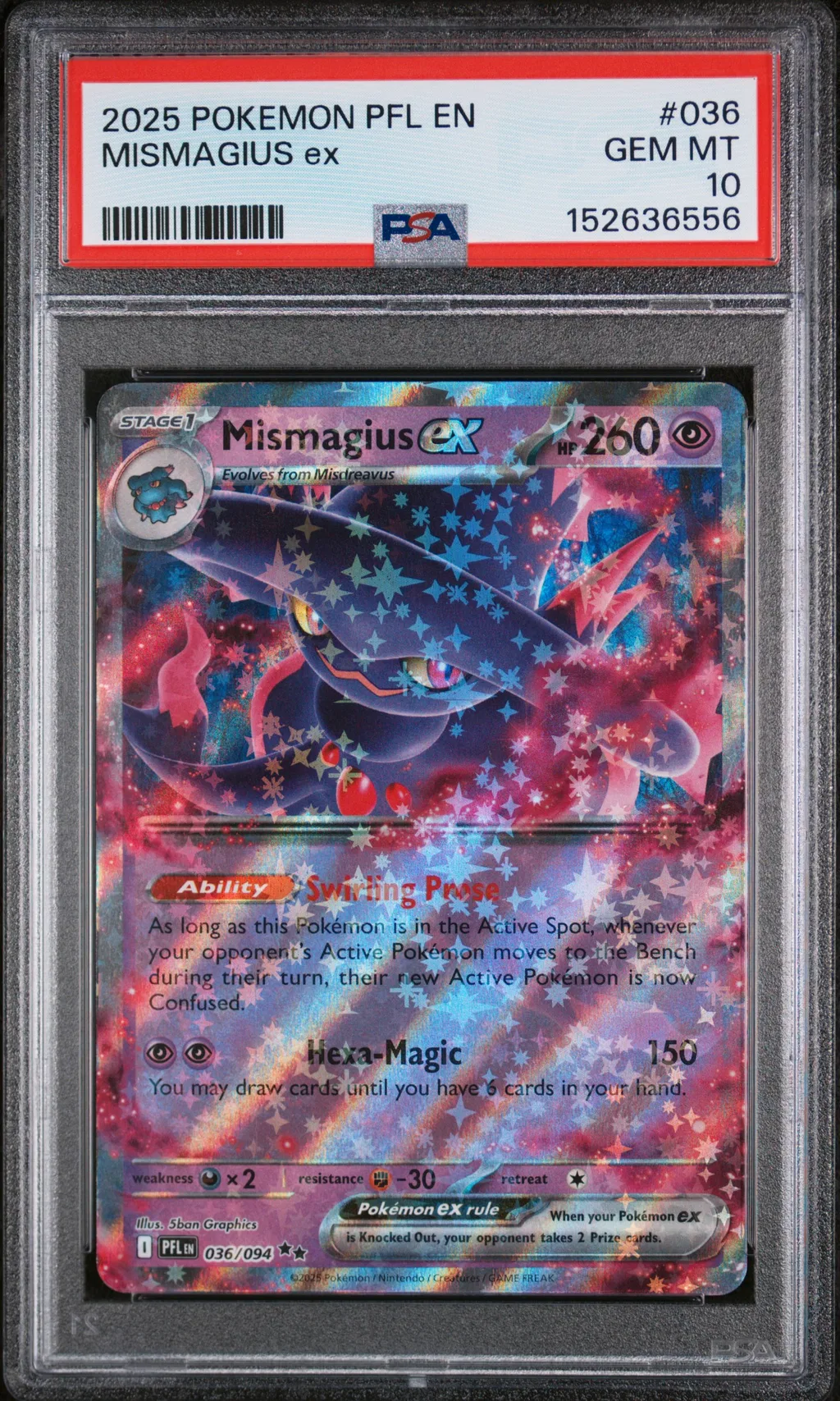 Mismagius EX card artwork