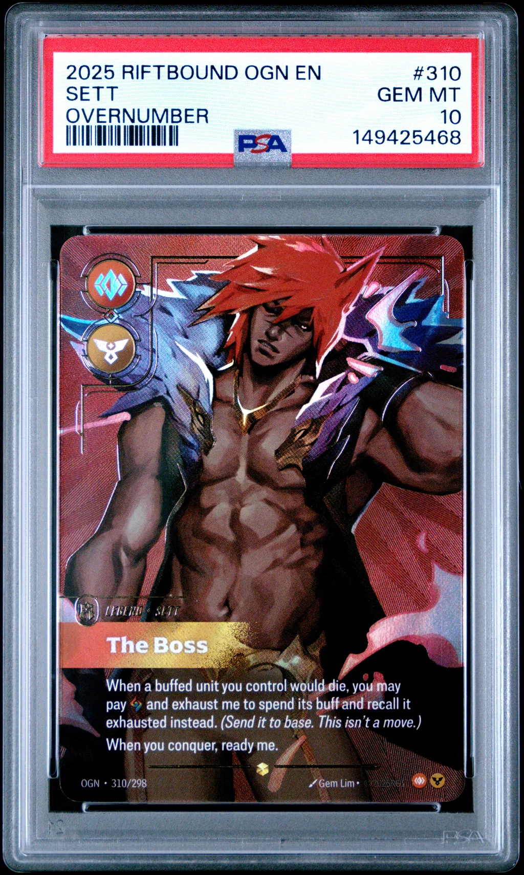 Sett - the Boss card artwork