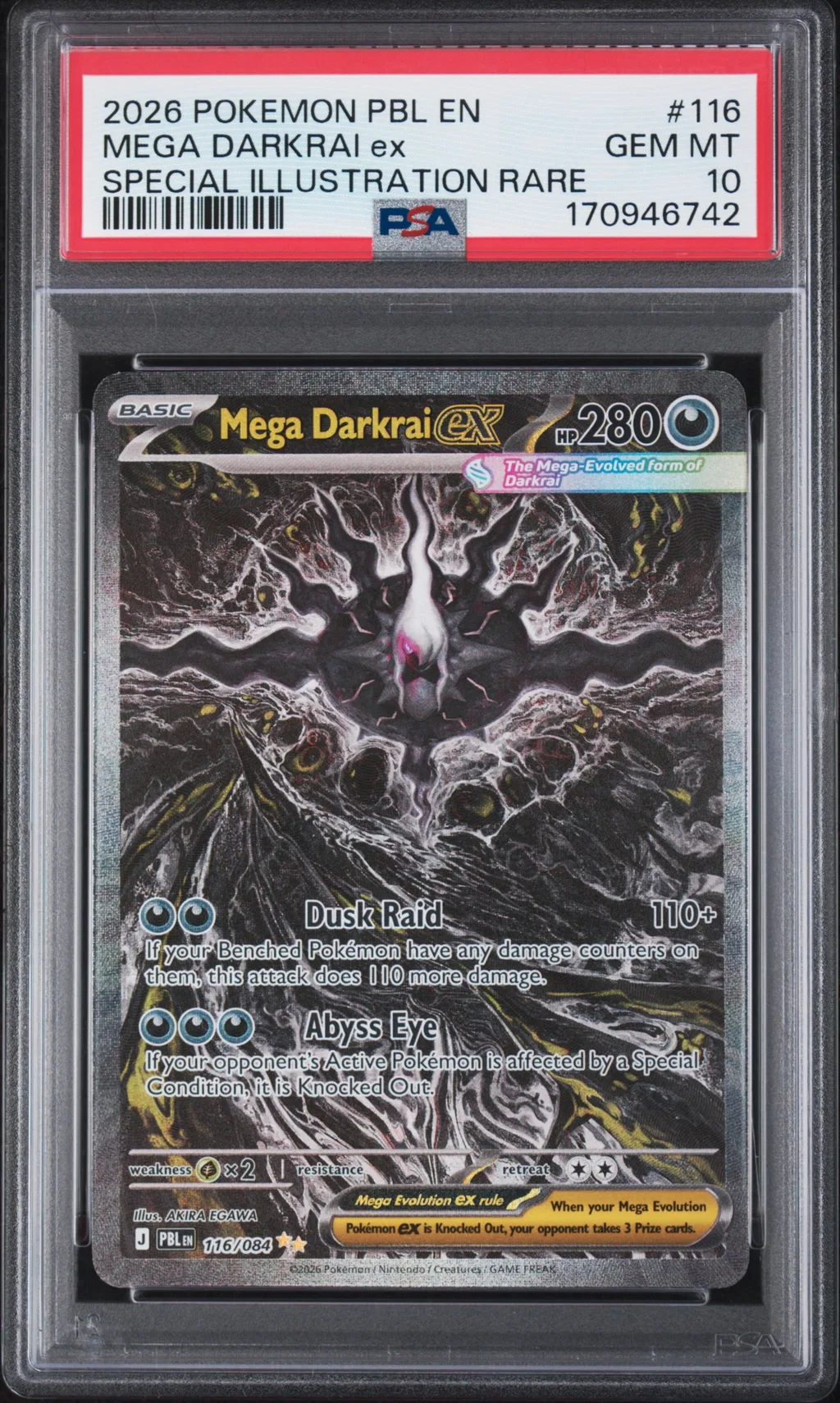 Mega Darkrai EX card artwork