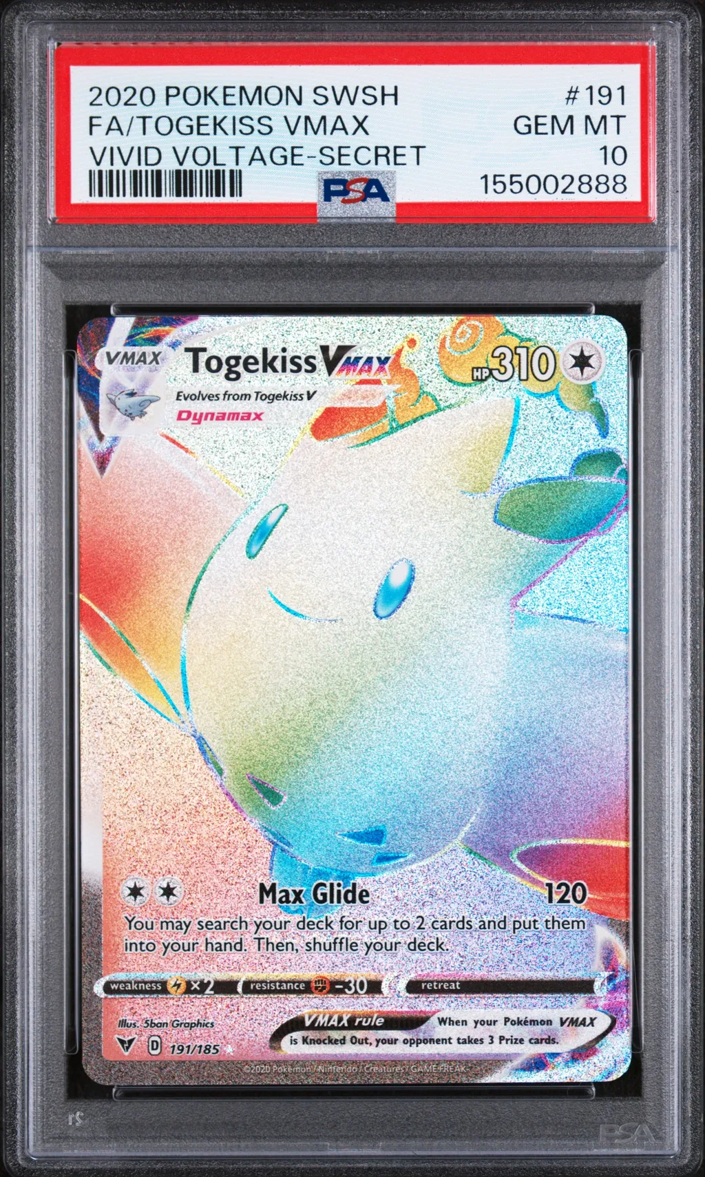 Full Art/Togekiss Vmax card artwork