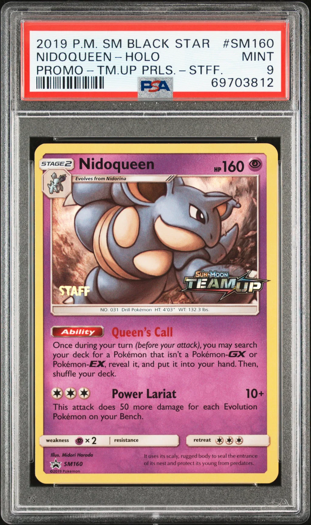 Nidoqueen-Holo card artwork