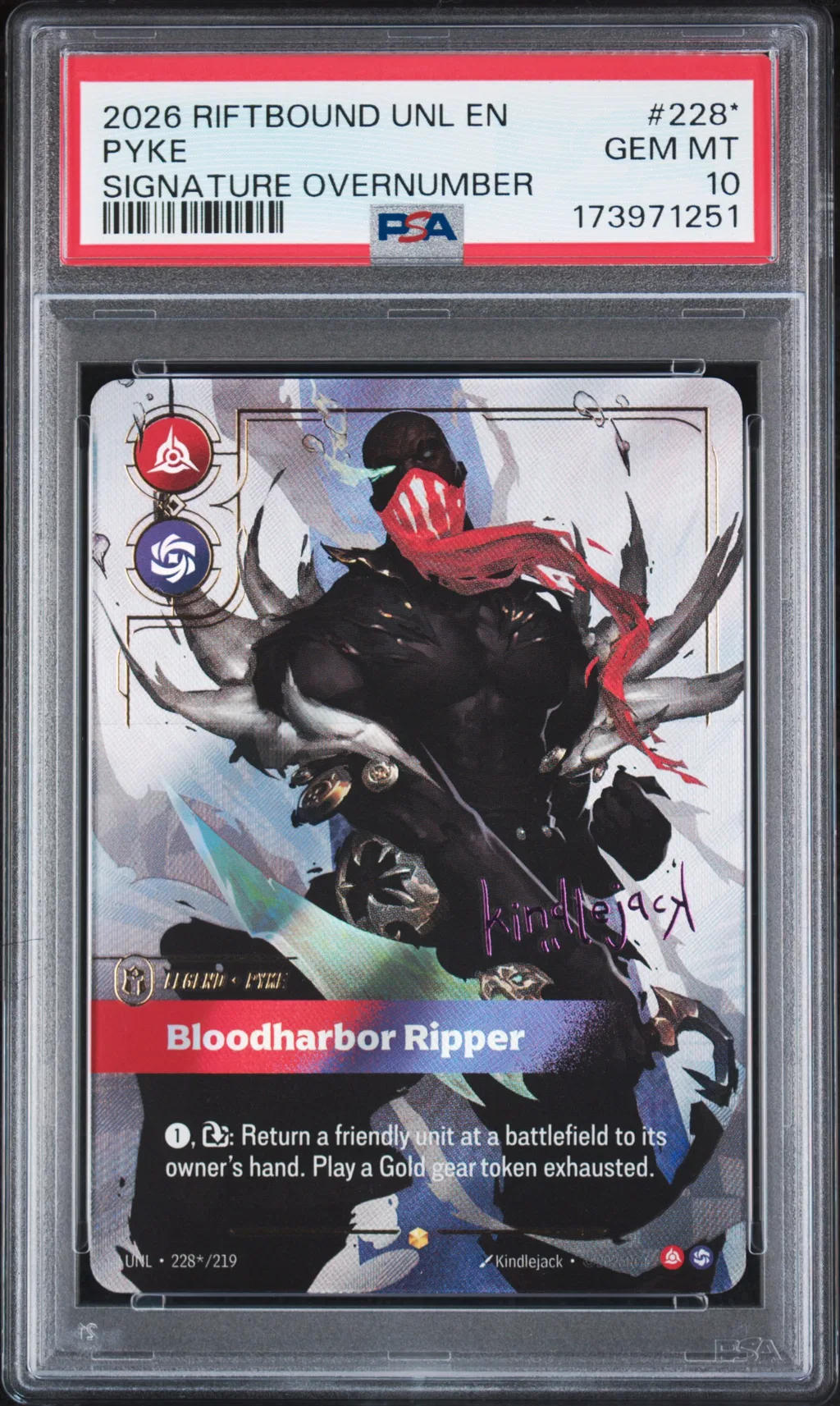 Pyke - Bloodharbor Ripper card artwork