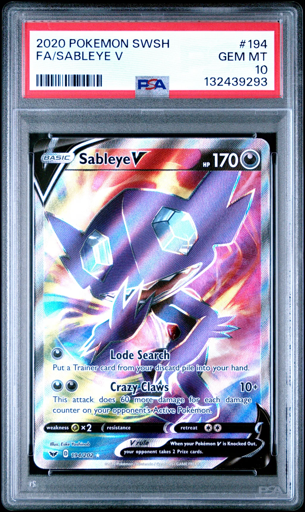 Full Art/Sableye V card artwork