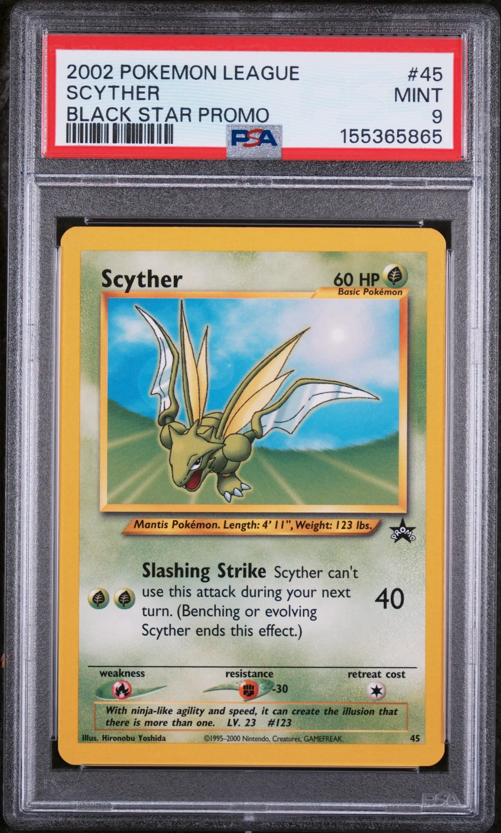 Scyther card artwork