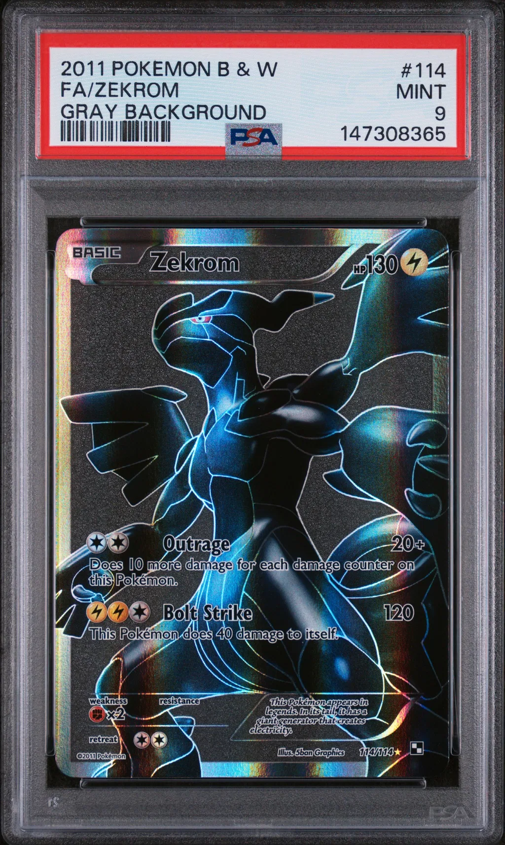 Full Art/Zekrom card artwork